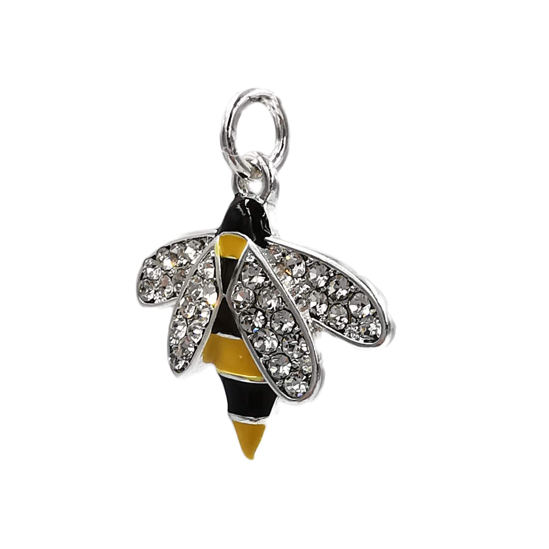Charmalong™ Silver Plated Bee Charm by Bead Landing™