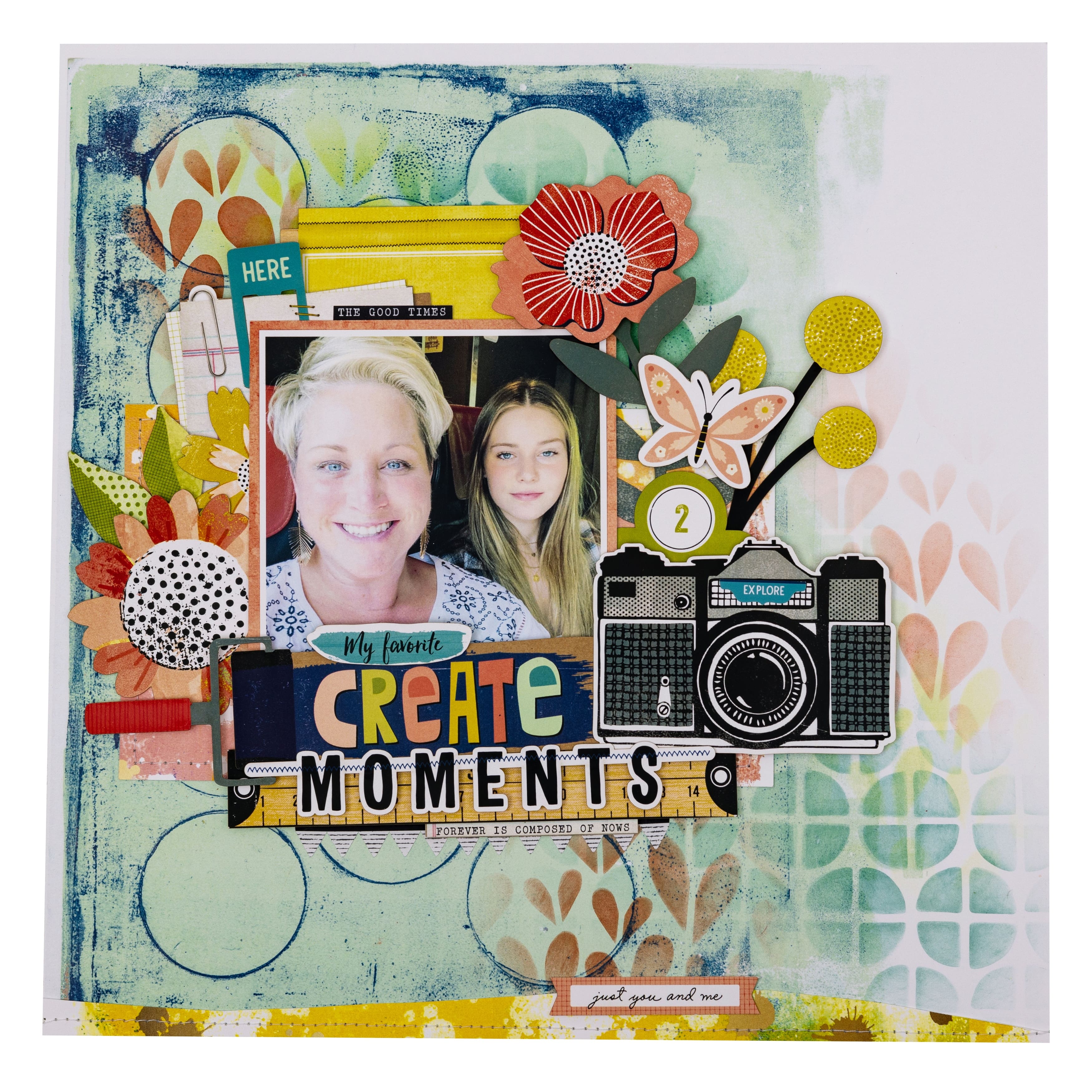 Vicki Boutin Print Shop Painted Backgrounds Mixed Media Paper Pad, 12" x 12"