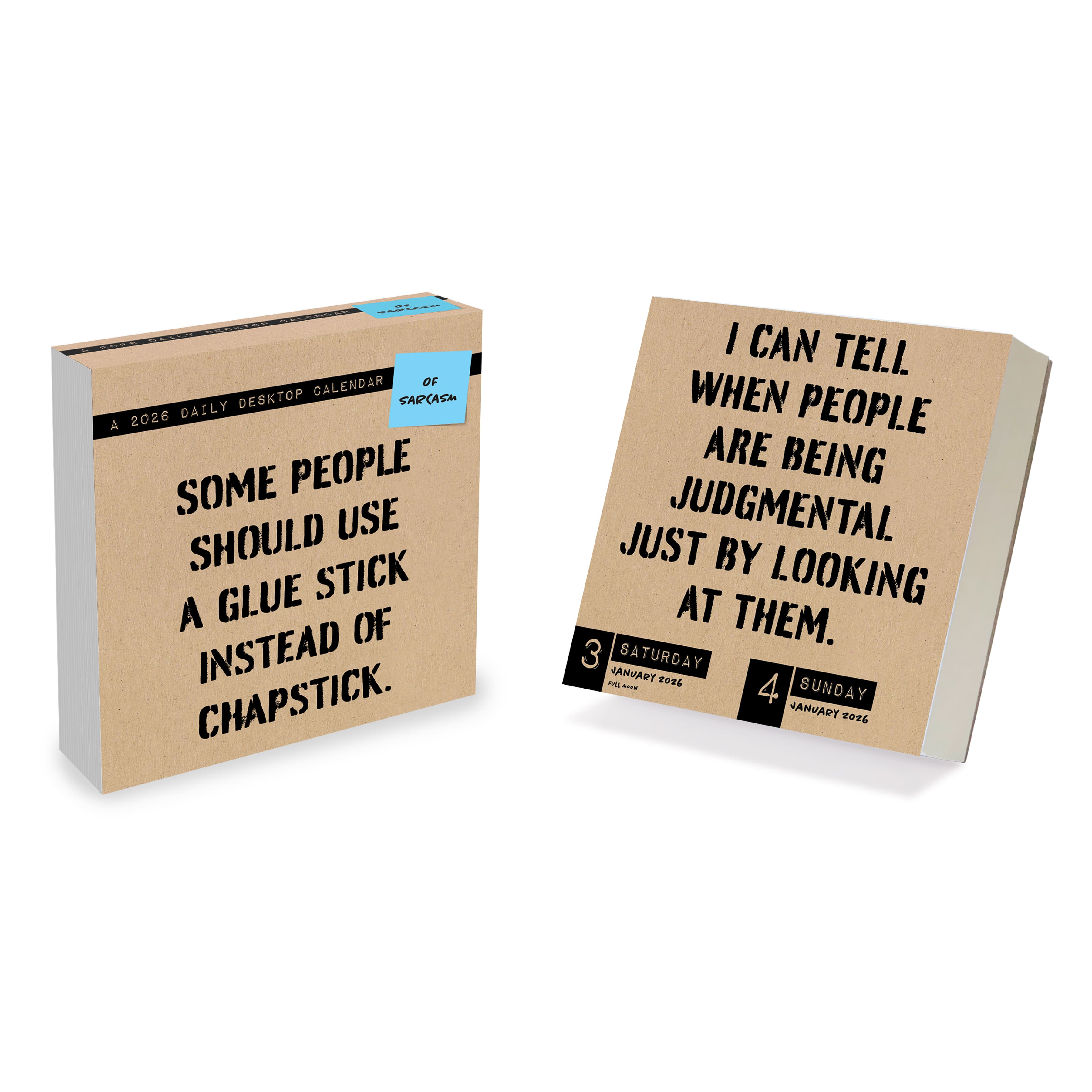 2026 Anti Affirmations/Daily Sarcasm Daily Desktop Calendar