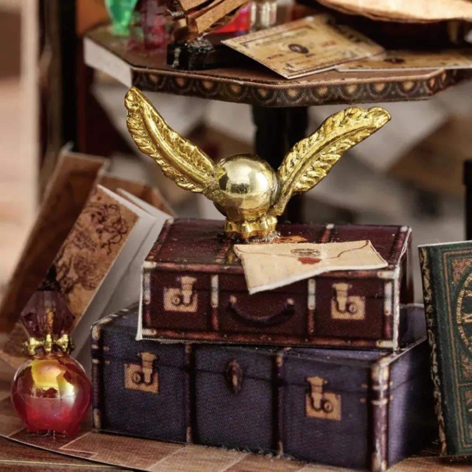 Wizardi Time Magic Miniature Dollhouse Roombox Kit