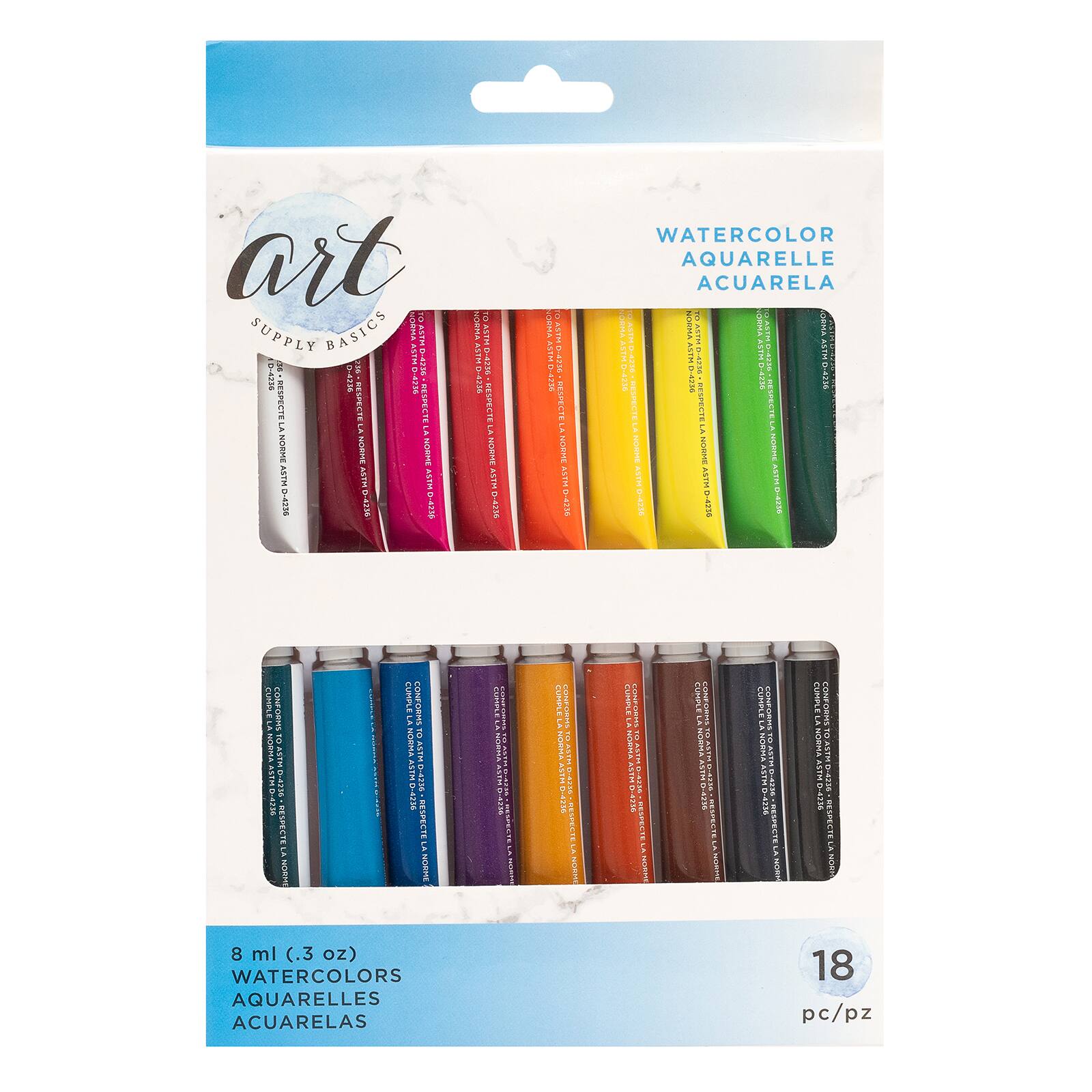 Michaels Bulk 8 Pack: Pearlescent Watercolor Paints by Artist's Loft Fundamentals, Size: 10.83 x 0.51 x 5.59, Assorted