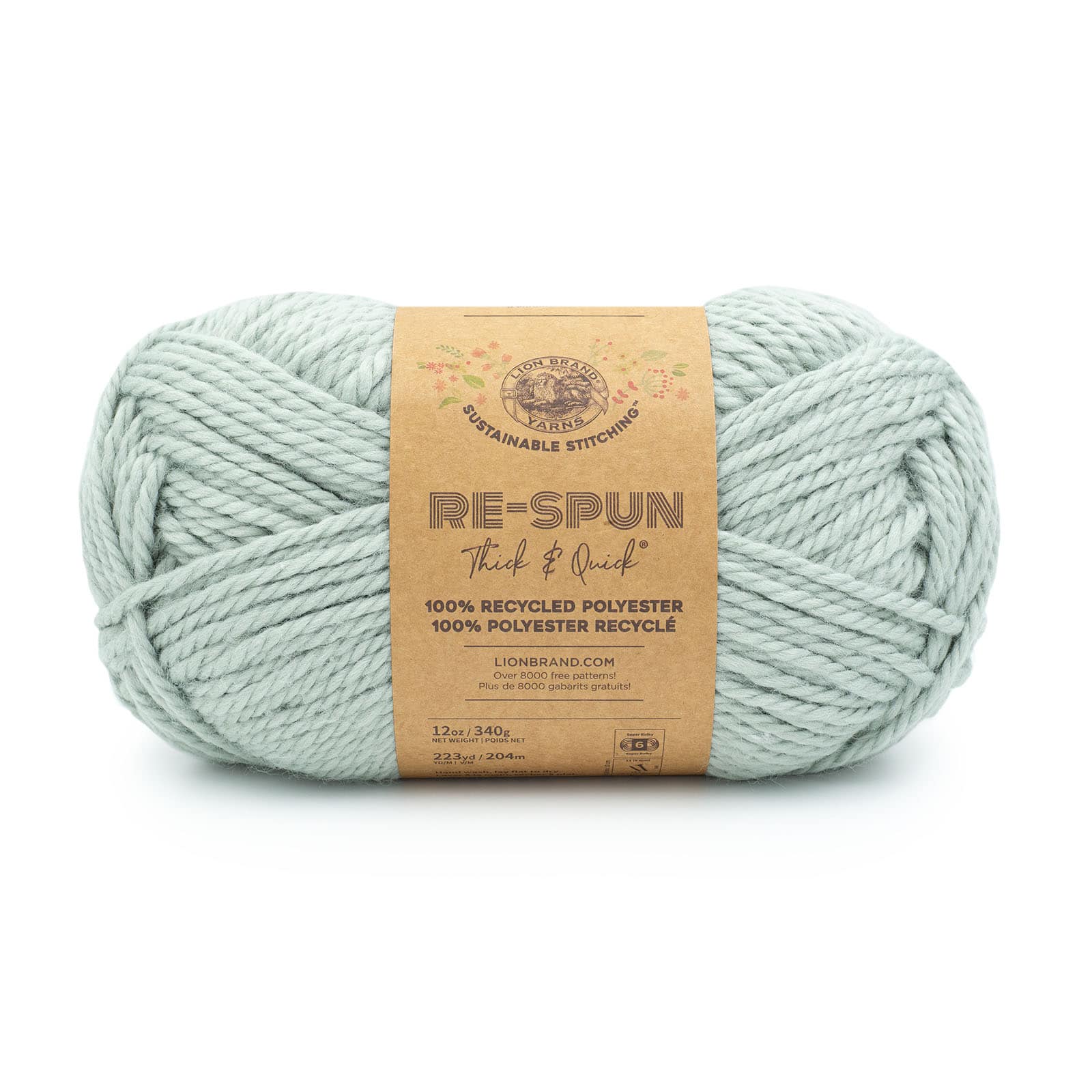 Lion Brand Wool-Ease Thick & Quick Recycled Yarn-Olive