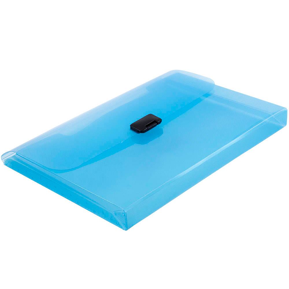 JAM Paper 9.5" x 13.25" Plastic Box Portfolio with Center Buckle