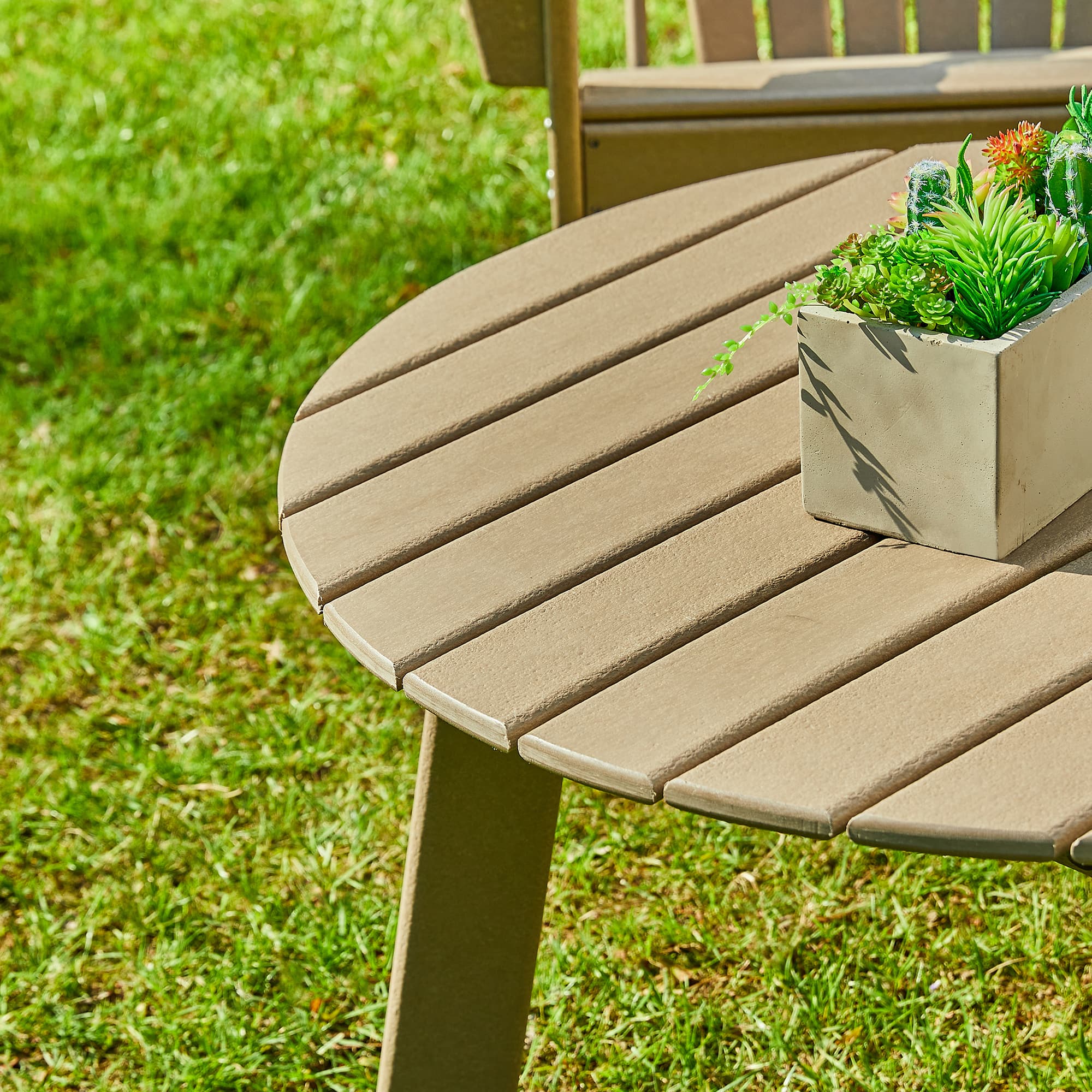 Glitzhome® 35.5" Round Outdoor Coffee Table Michaels