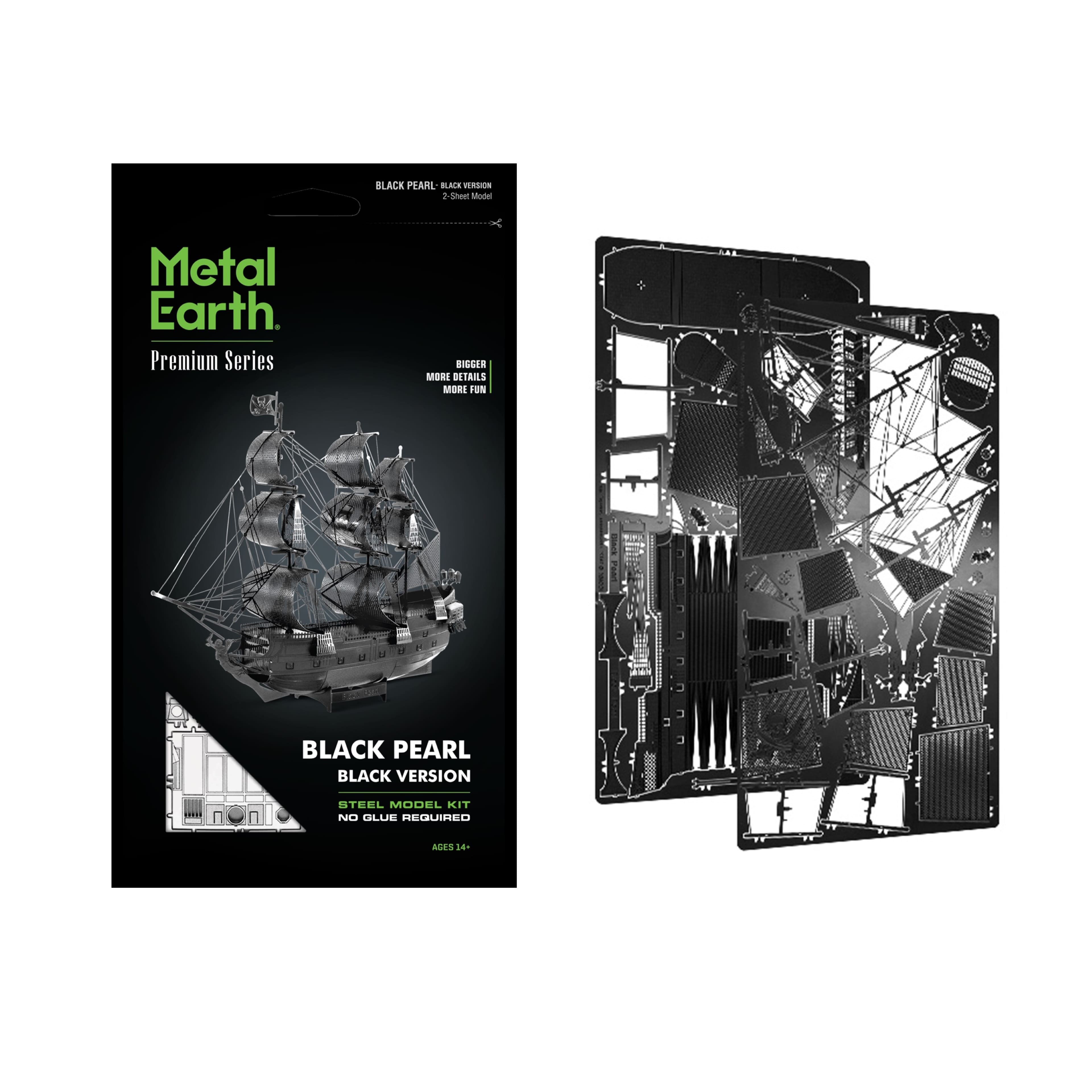 Metal Earth&#xAE; Premium Series Black Pearl Black Version Steel Model Kit