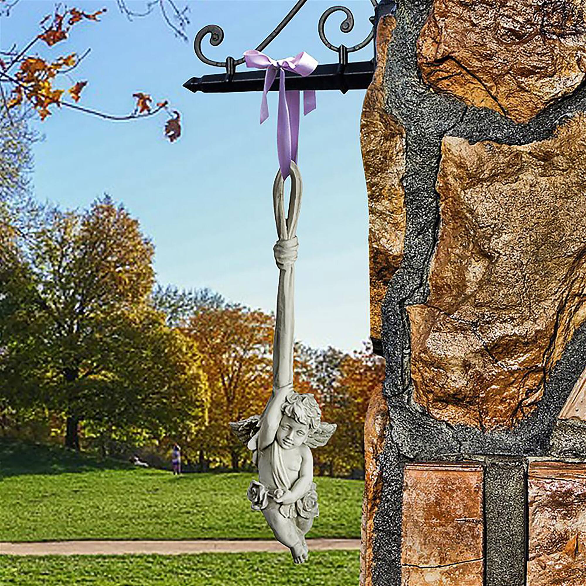 Design Toscano 18&#x22; Angelic Play Hanging Sculpture