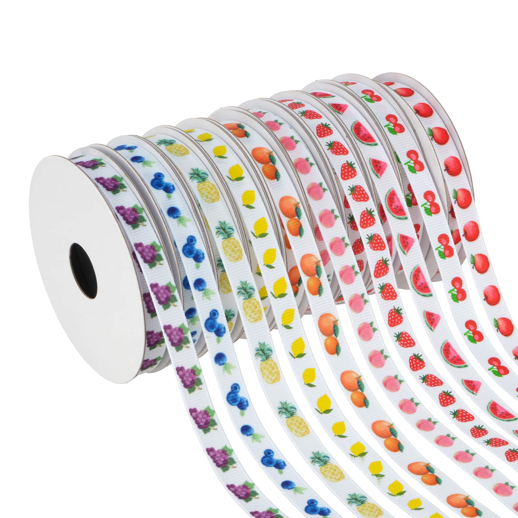 3/8&#x22; x 2yd. Fruit Value Pack Ribbon by Celebrate It&#xAE;