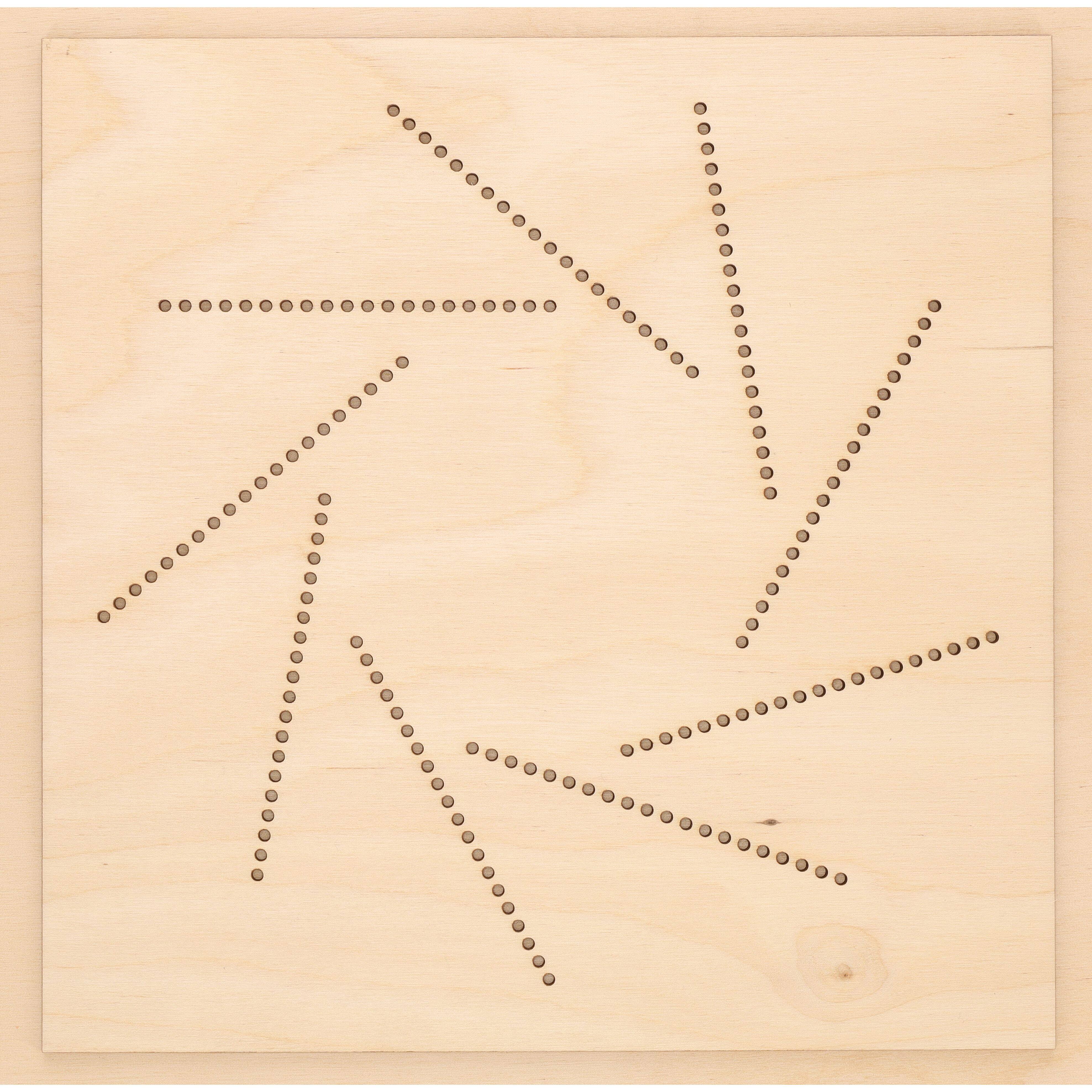 Leisure Arts® Spiral Stitched String Art Shadow Box Kit