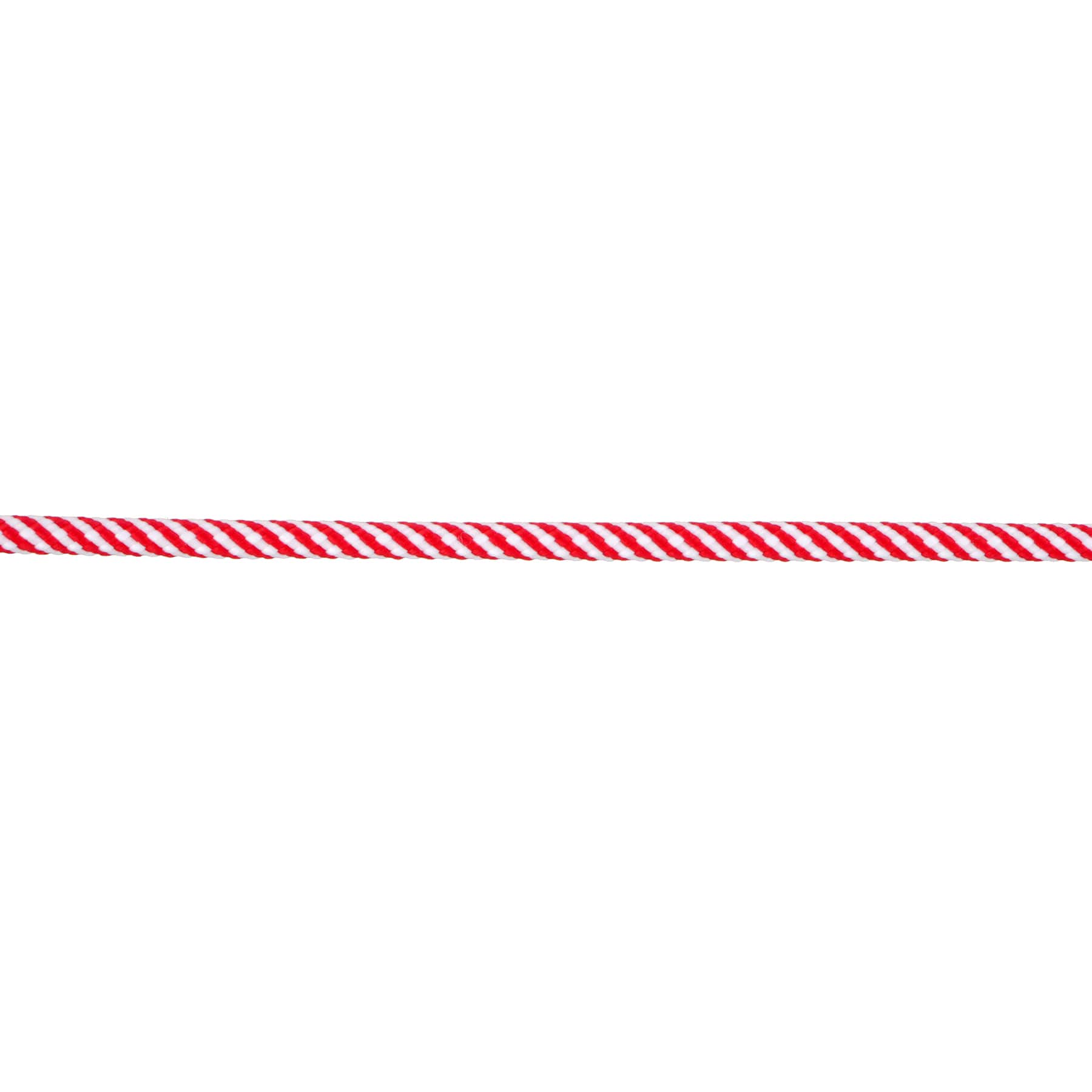 1/4&#x22; Red &#x26; White Cording Trim by Celebrate It&#xAE;