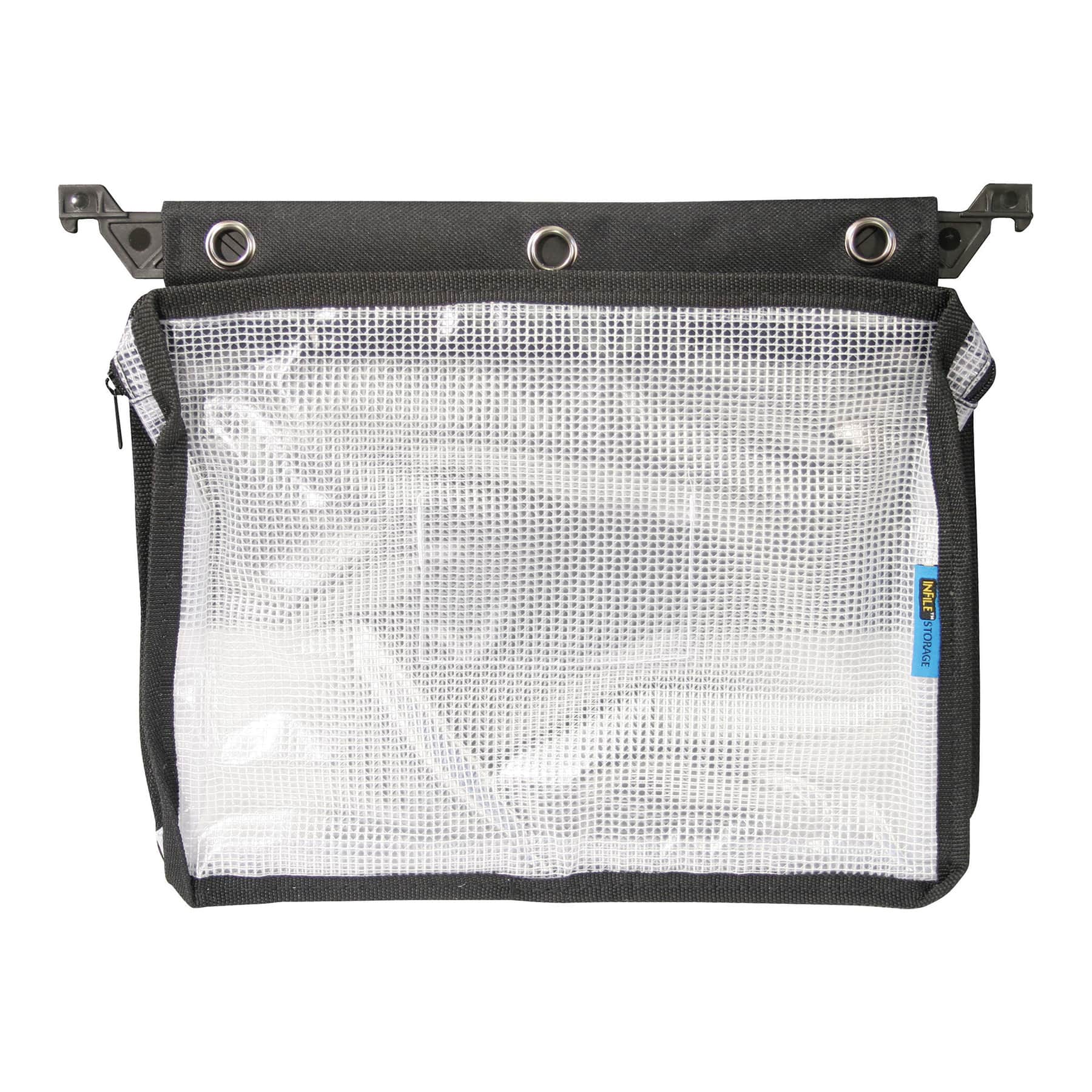 Innovative Storage Designs Clear Mesh Expanding Zipper Pouch