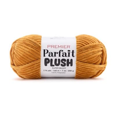 Premier® Parfait® Plush Yarn, Color: Mustard | Michaels
