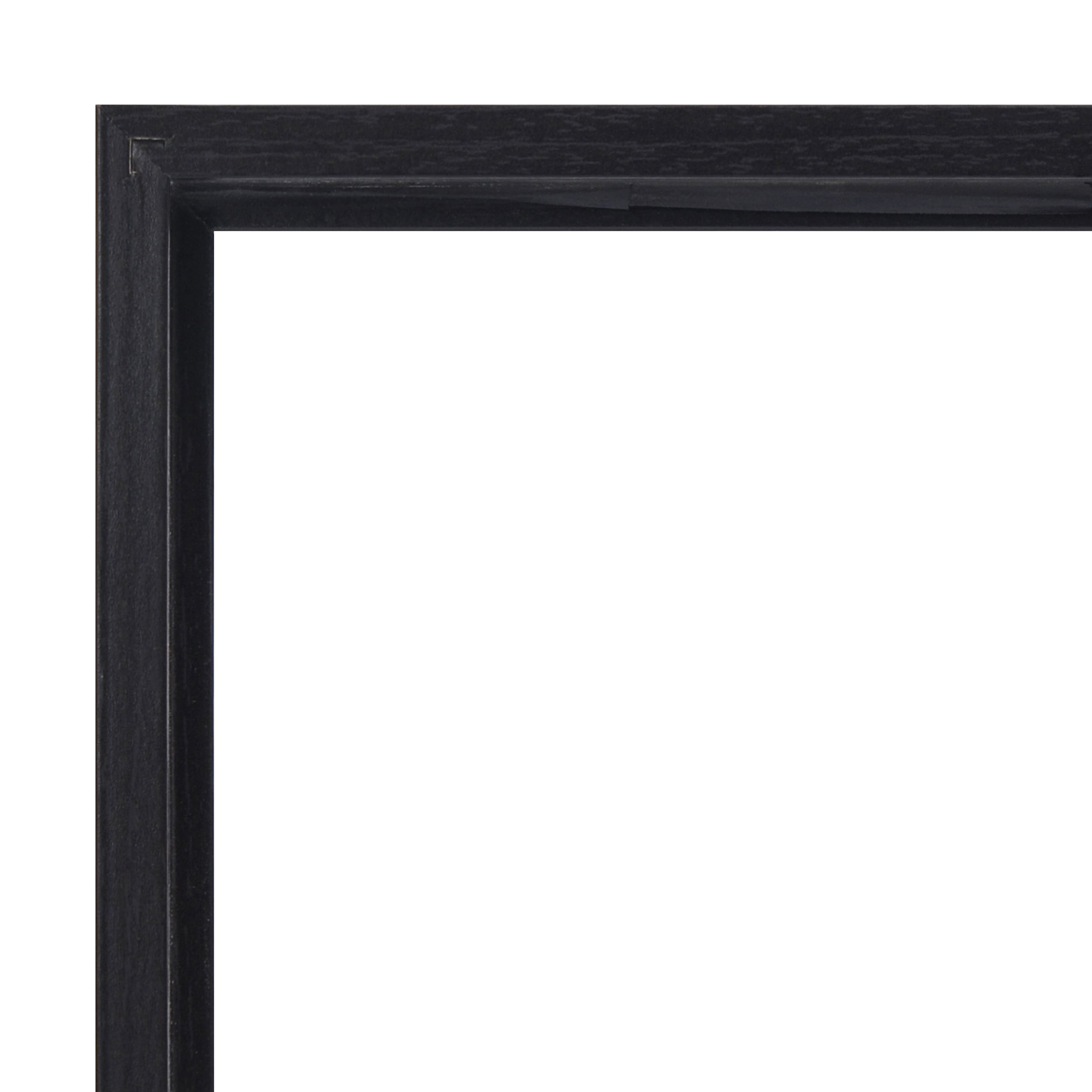Home Black Prescott Frame with Mat by Studio D&#xE9;cor&#xAE;