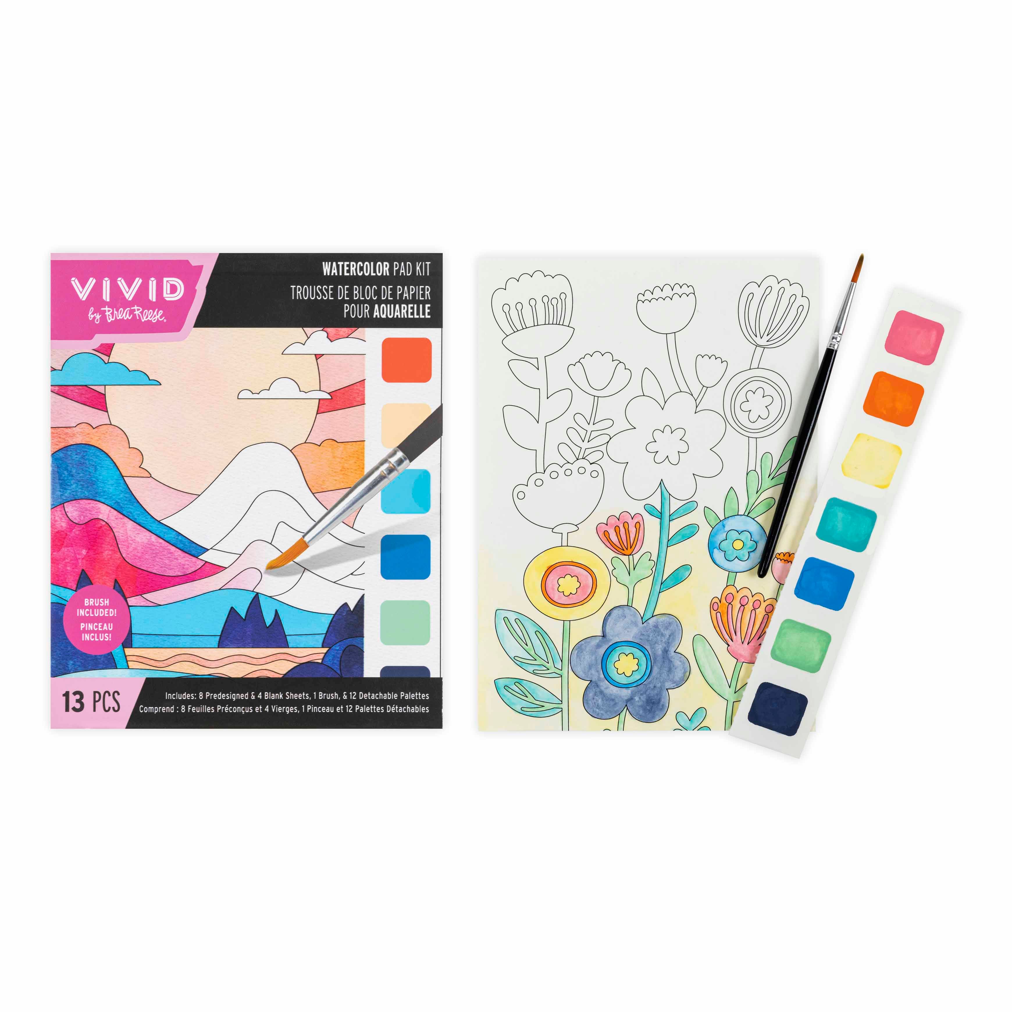 VIVID by Brea Reese&#xAE; Nature Watercolor Pad Kit