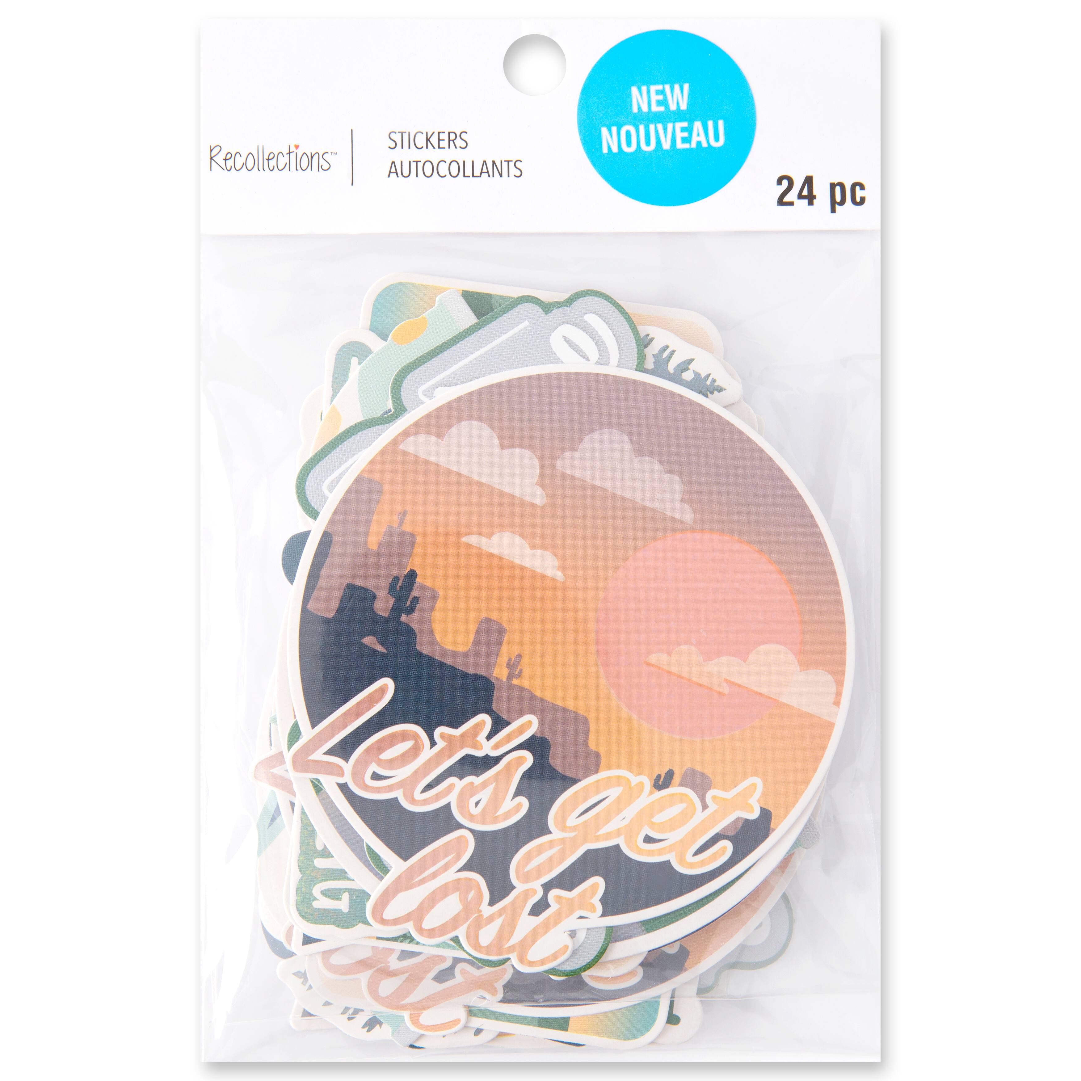 12 Pack: Adventure Die Cut Stickers by Recollections&#x2122;