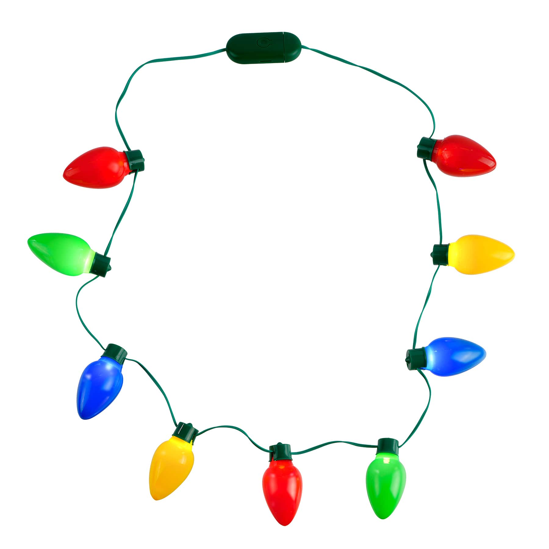 Multicolor Bulb Light-Up Necklace by Celebrate It&#x2122;