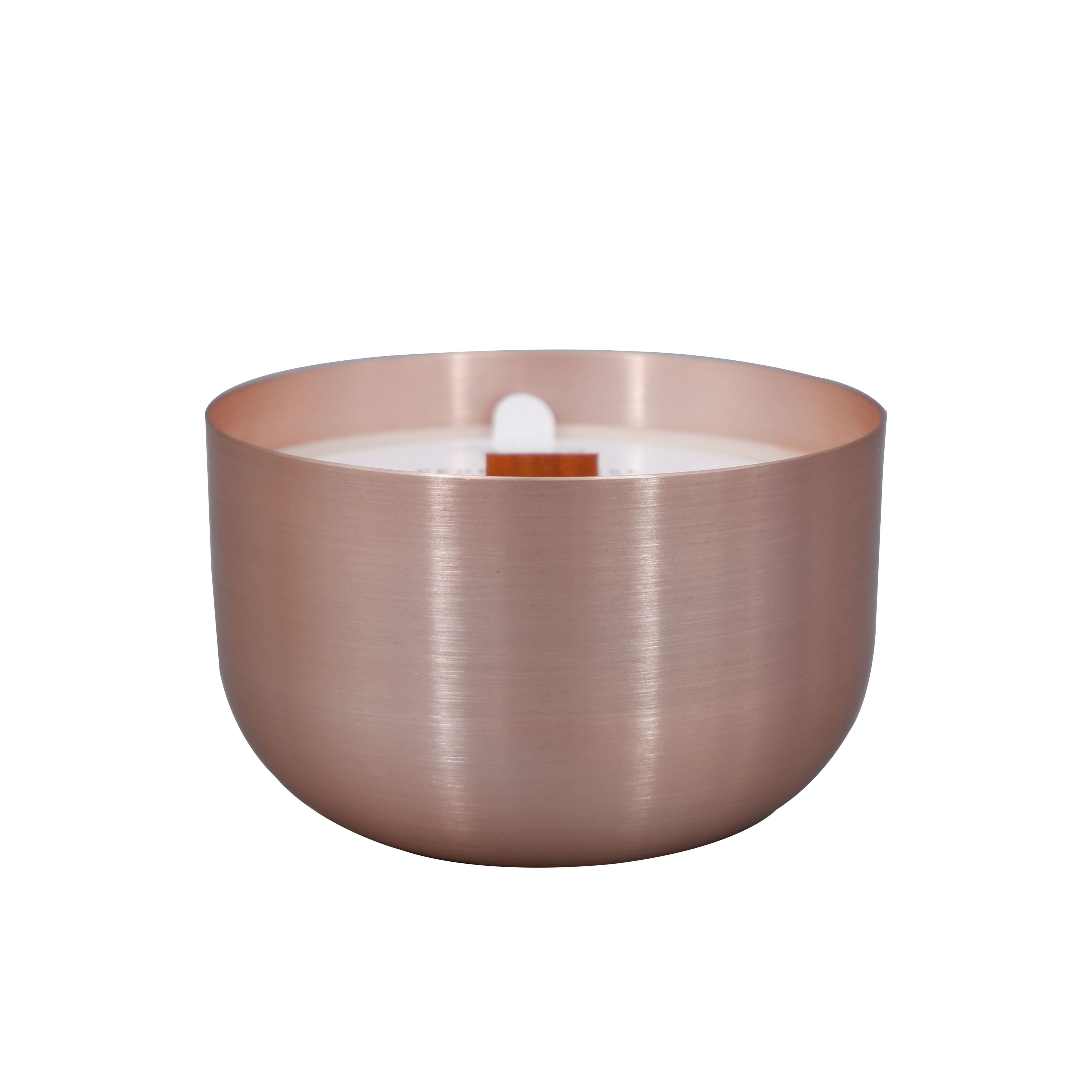 Rose Gold Peony Candle