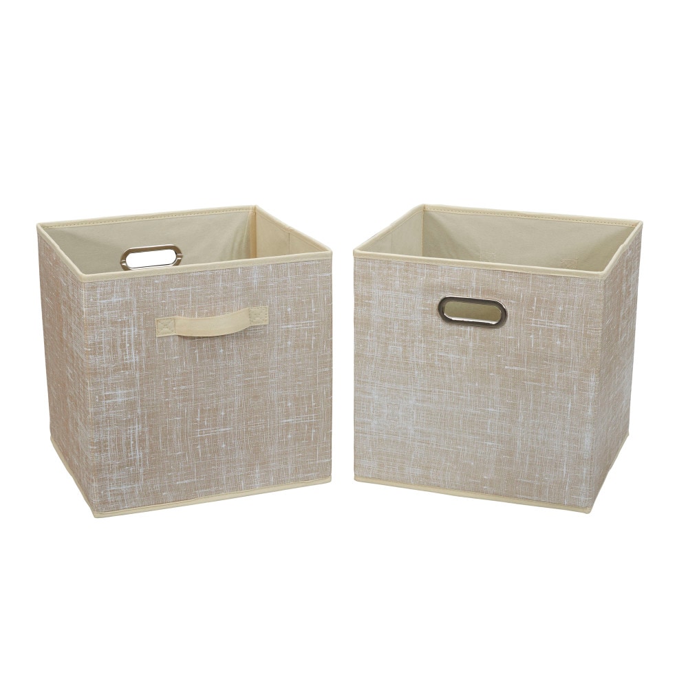 2 Pack Household Essentials 13&#x22; Fabric Storage Bins