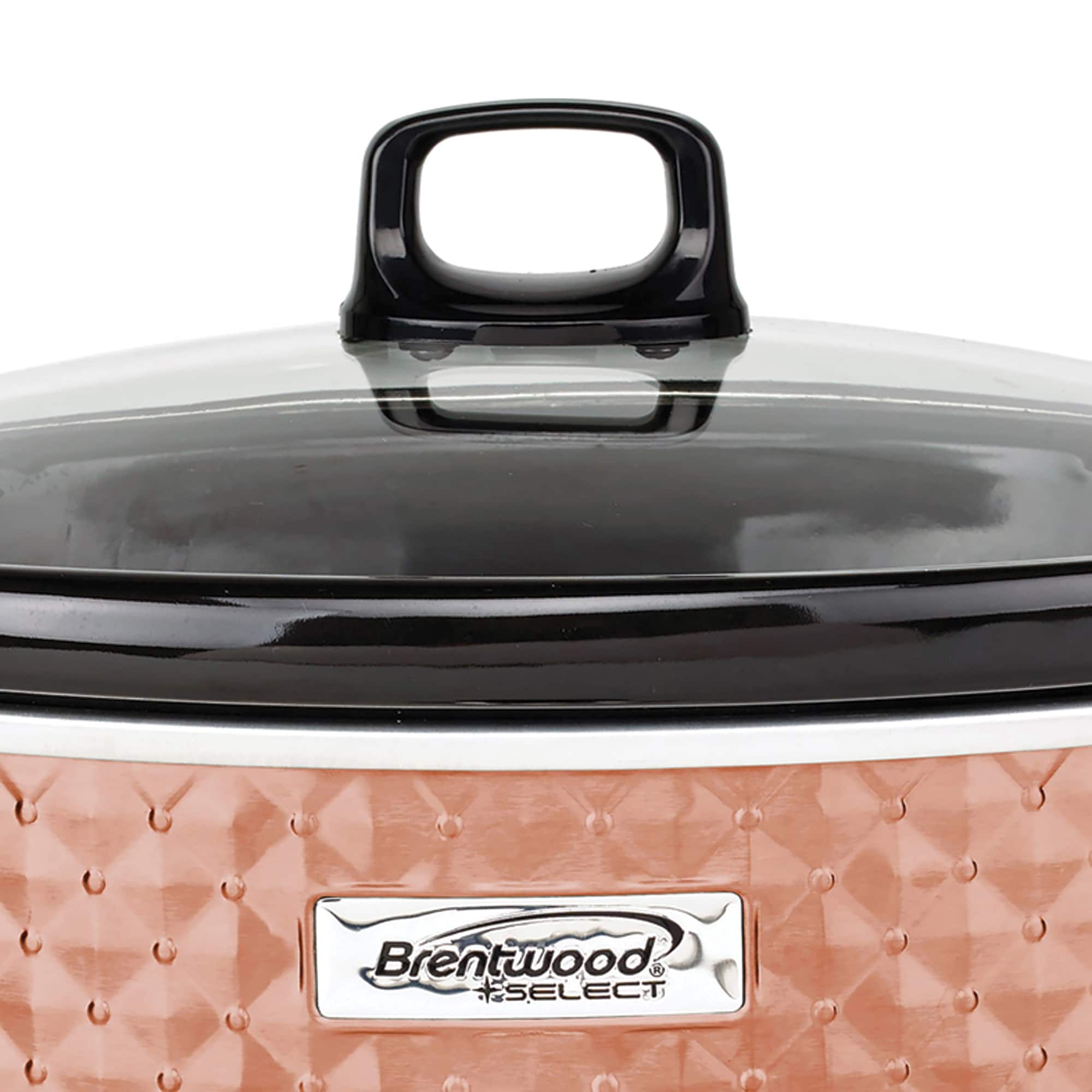 Brentwood Copper 7qt. Quilted-Pattern Slow Cooker