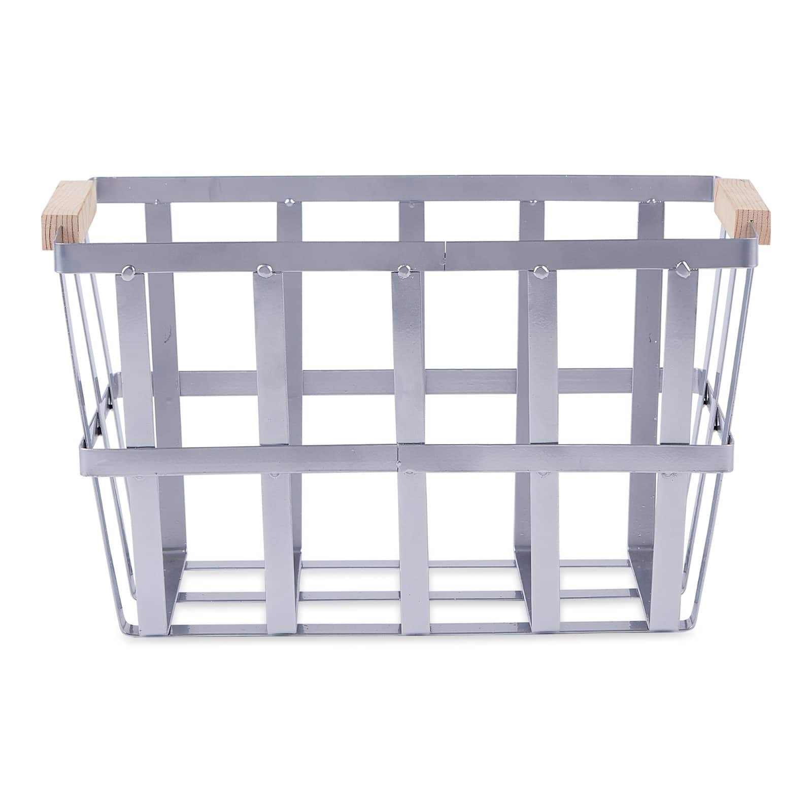 DII&#xAE; Galvanized Metal Urban Modern Basket Set