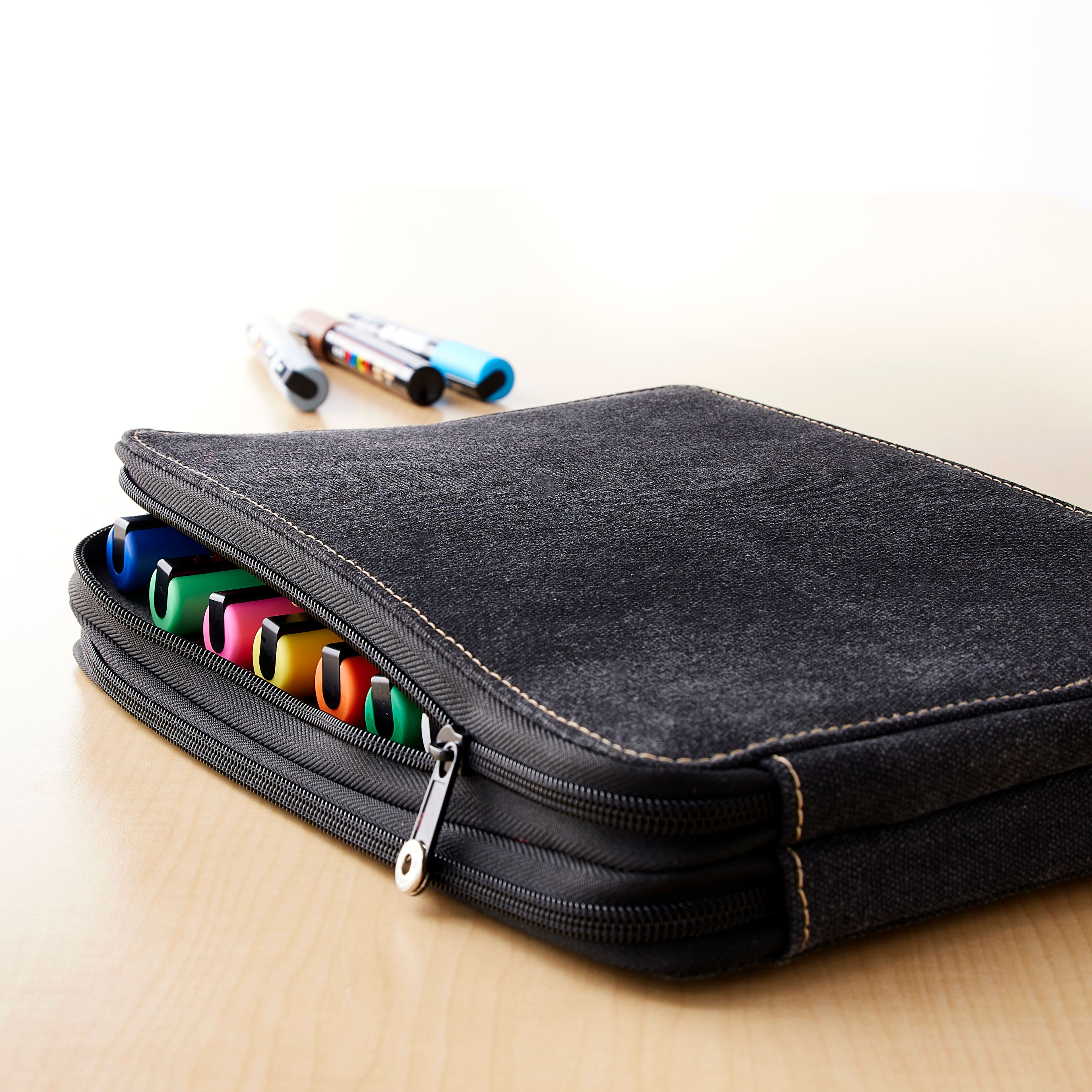 Speedball® Global Art Black 120 Slot Pencil Case