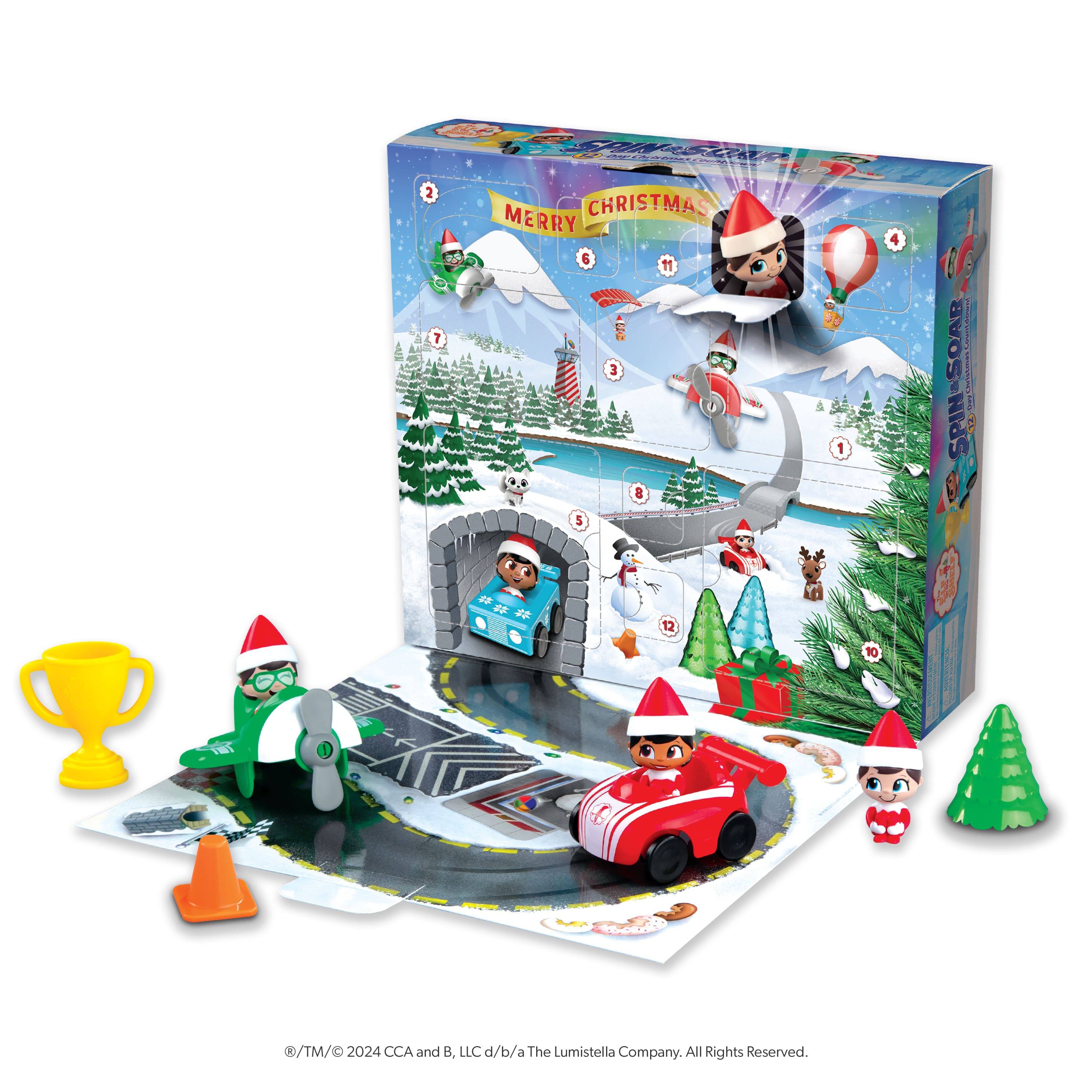 The Elf on the Shelf&#xAE; Spin &#x26; Soar 12-Day Christmas Countdown