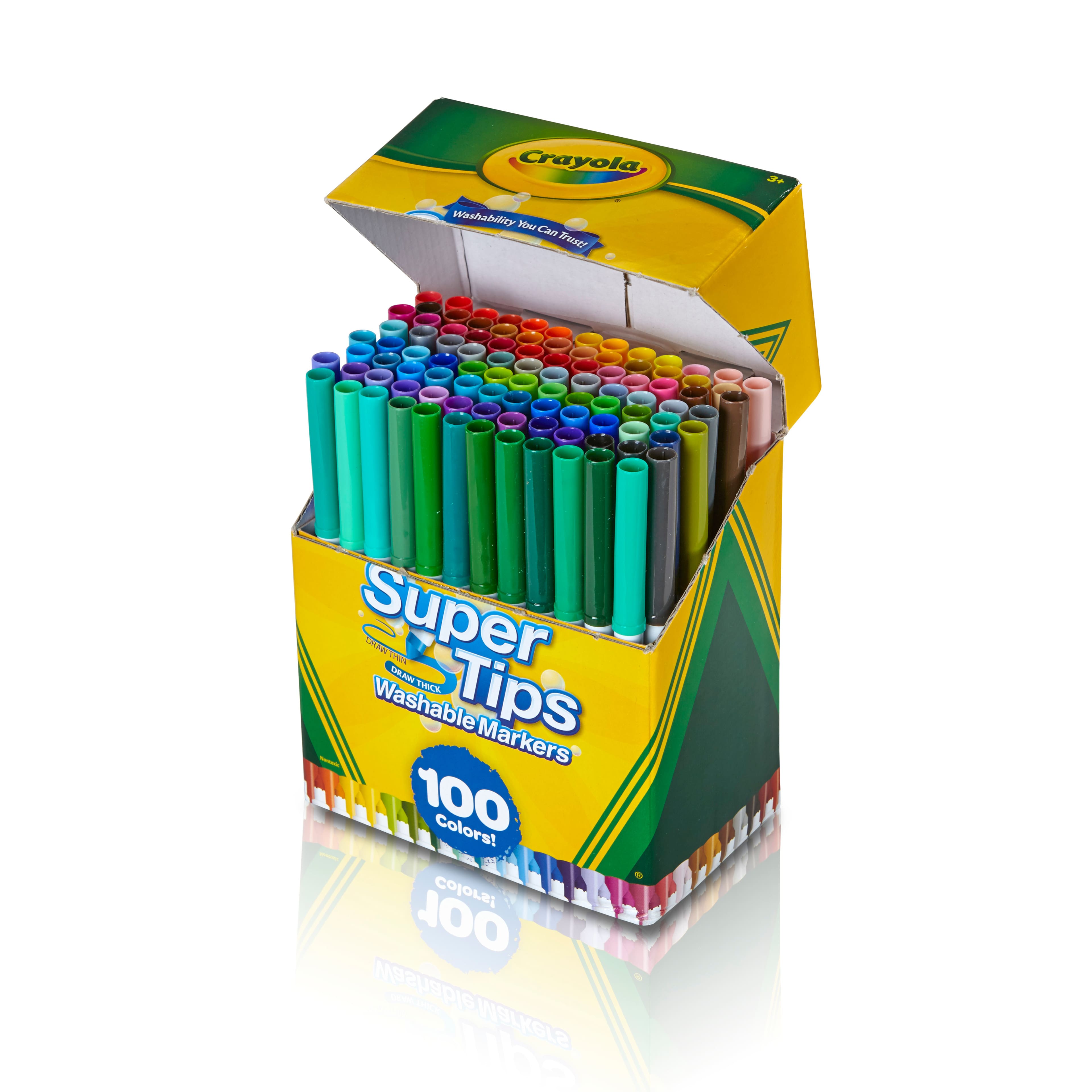 Crayola&#xAE; Super Tips 100 Color Washable Markers