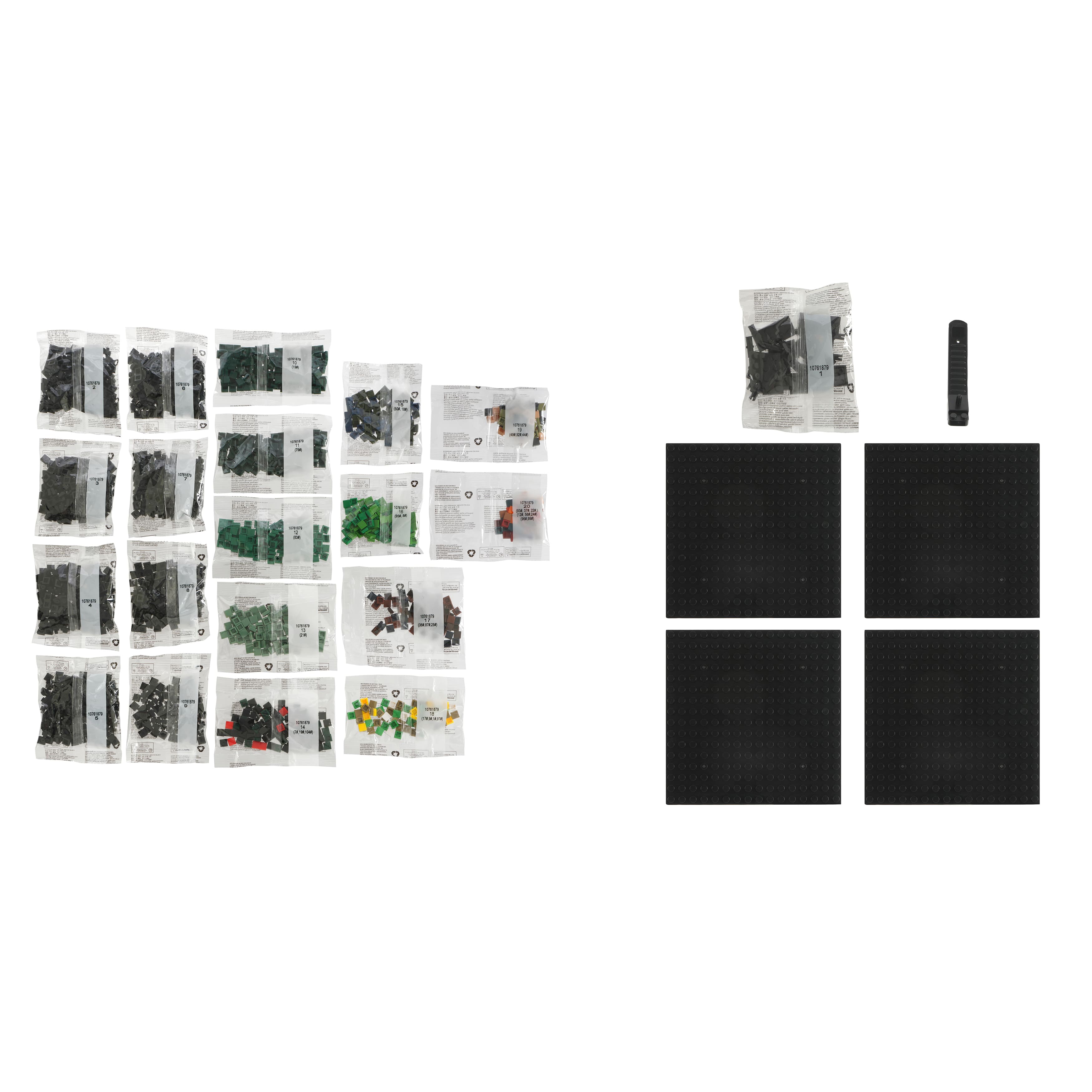 10" x 10" Toucan Pixelated Brick Art Kit by Make Market®