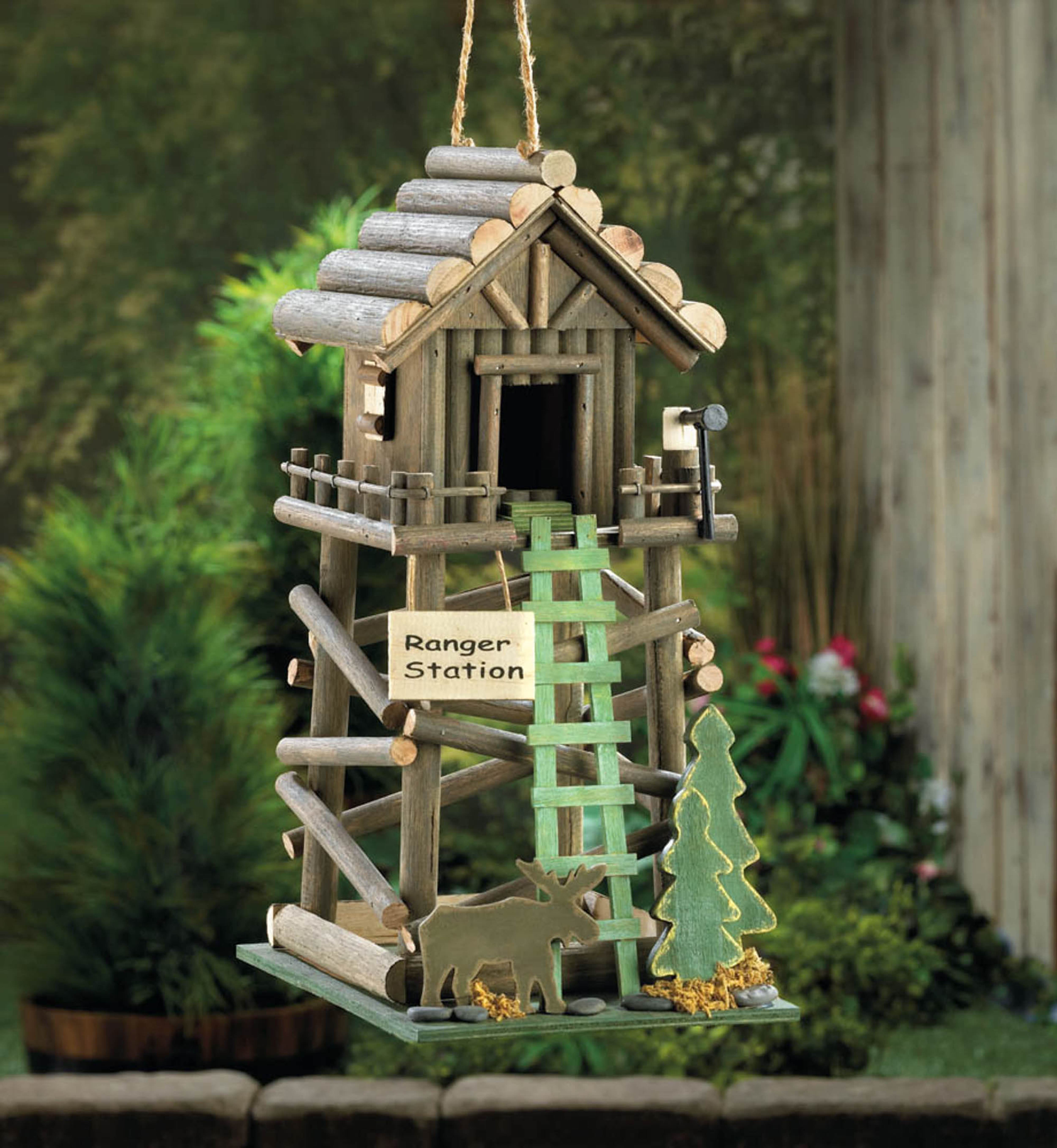 13.5&#x27;&#x27; Ranger Station Birdhouse