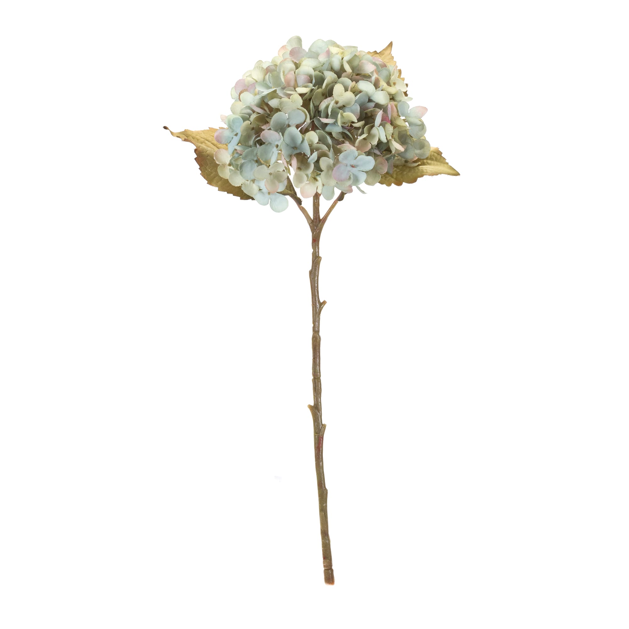 20.25&#x22; Green &#x26; Teal Hydrangea Stems, 6ct.
