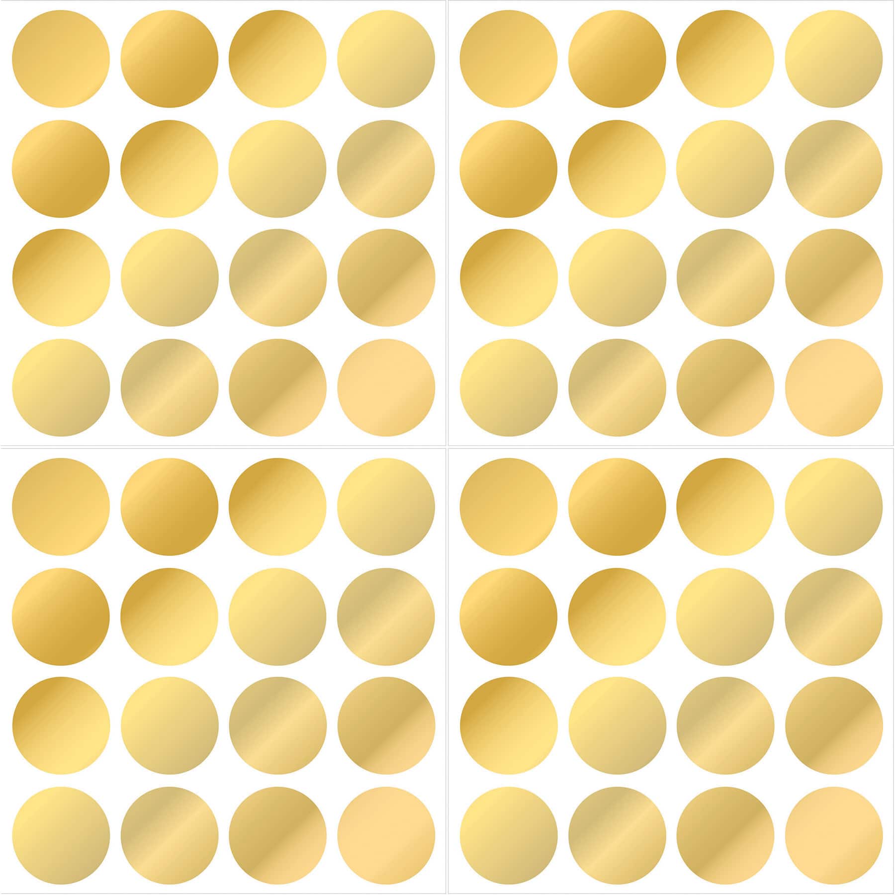 WallPops Gold Confetti Dots Set