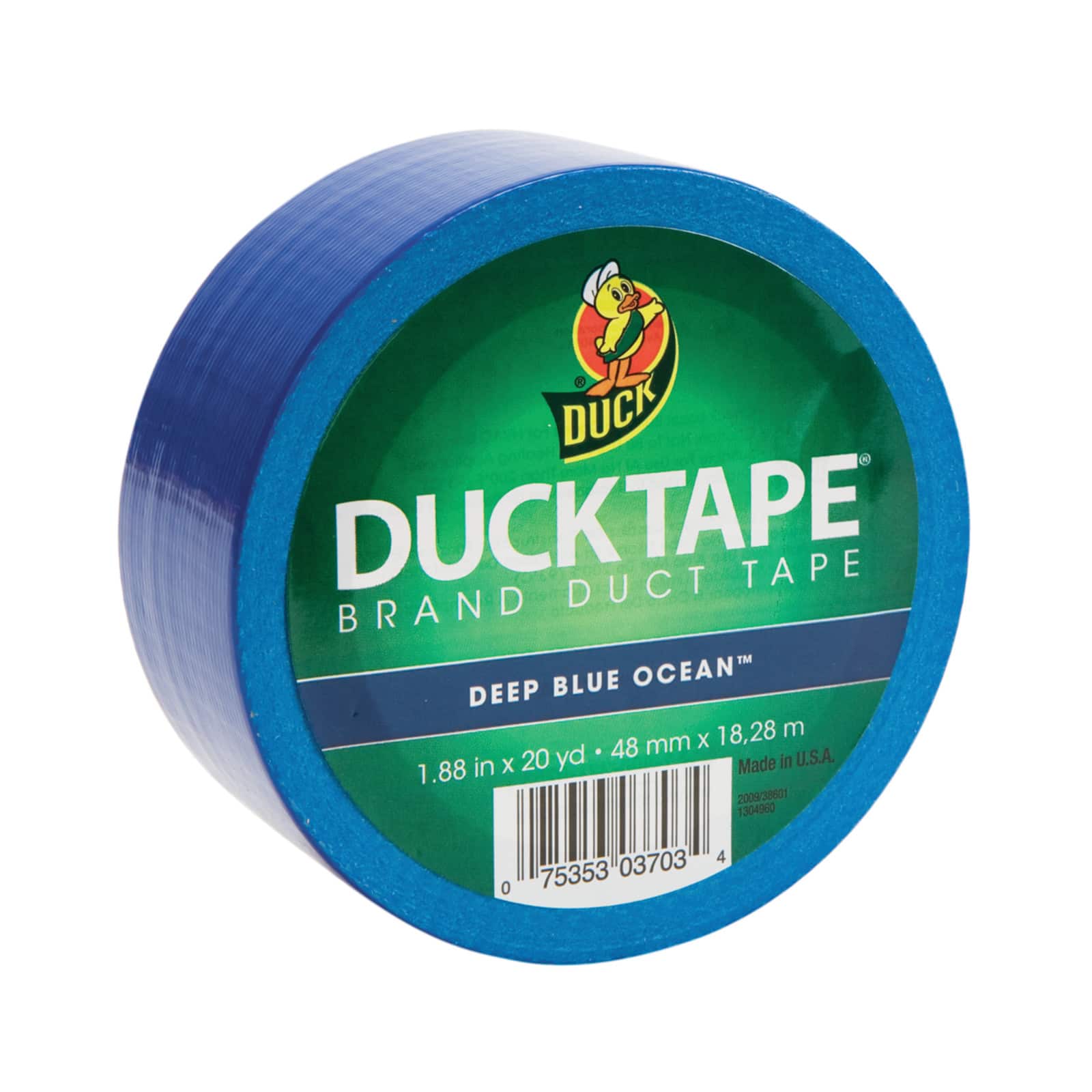 Duck Brand Solids Color Duct Tape: 1.88 in. x 60 ft. (Blue)