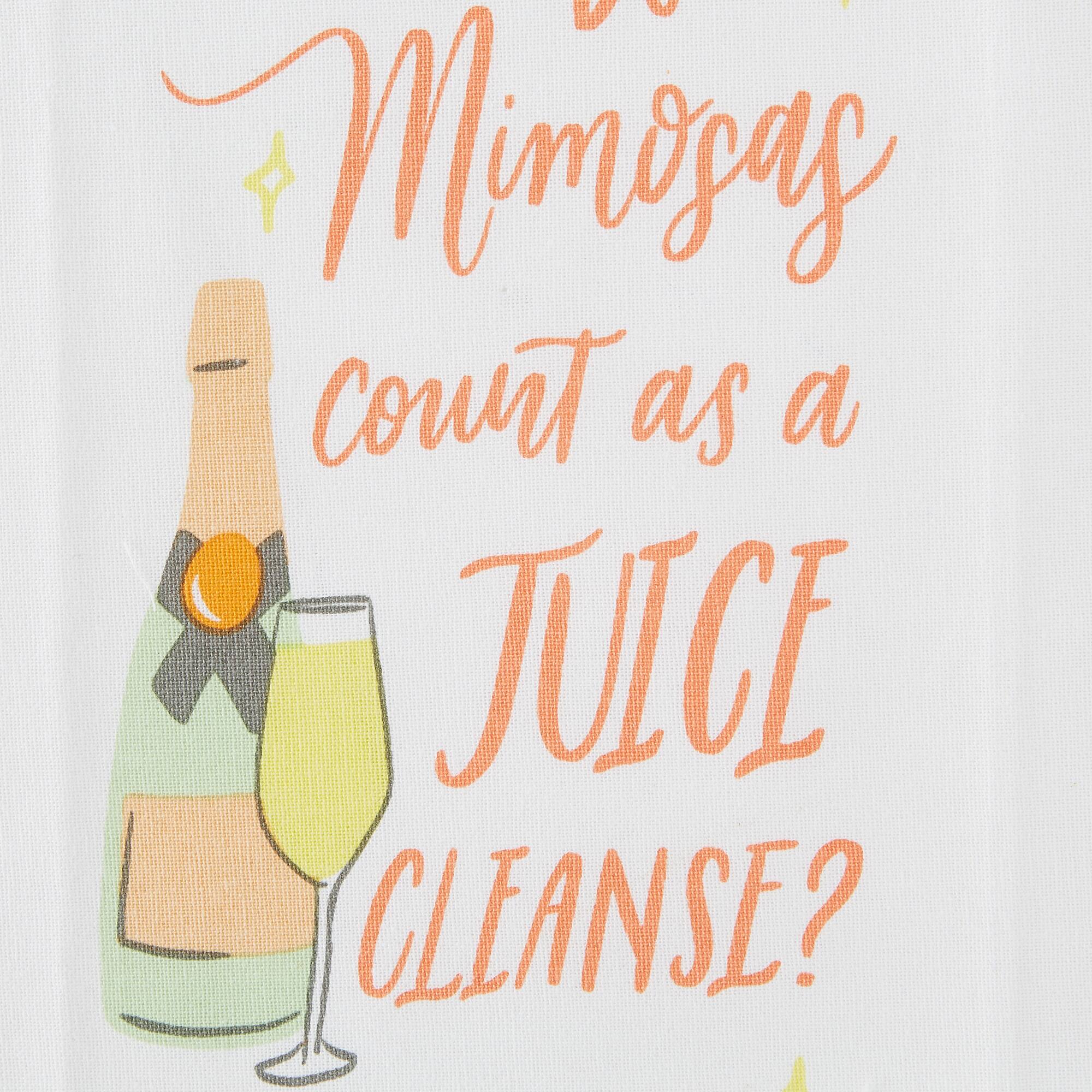 Mimosa Juice Cleanse Dishtowel (Set of 3)