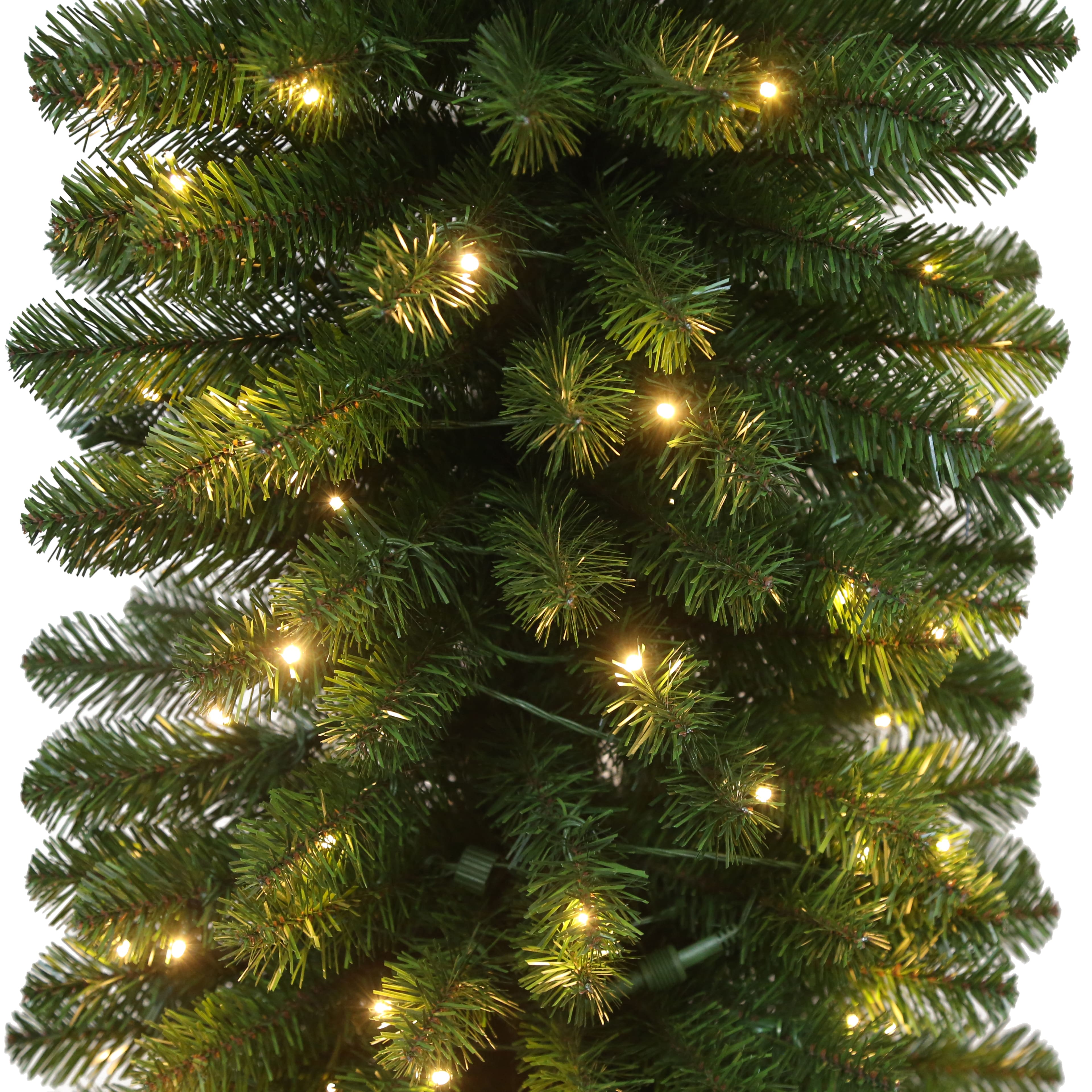 8ft. Pre-Lit Holiday Pine Artificial Christmas Arch, Warm White Mini LED Lights by Ashland&#xAE;