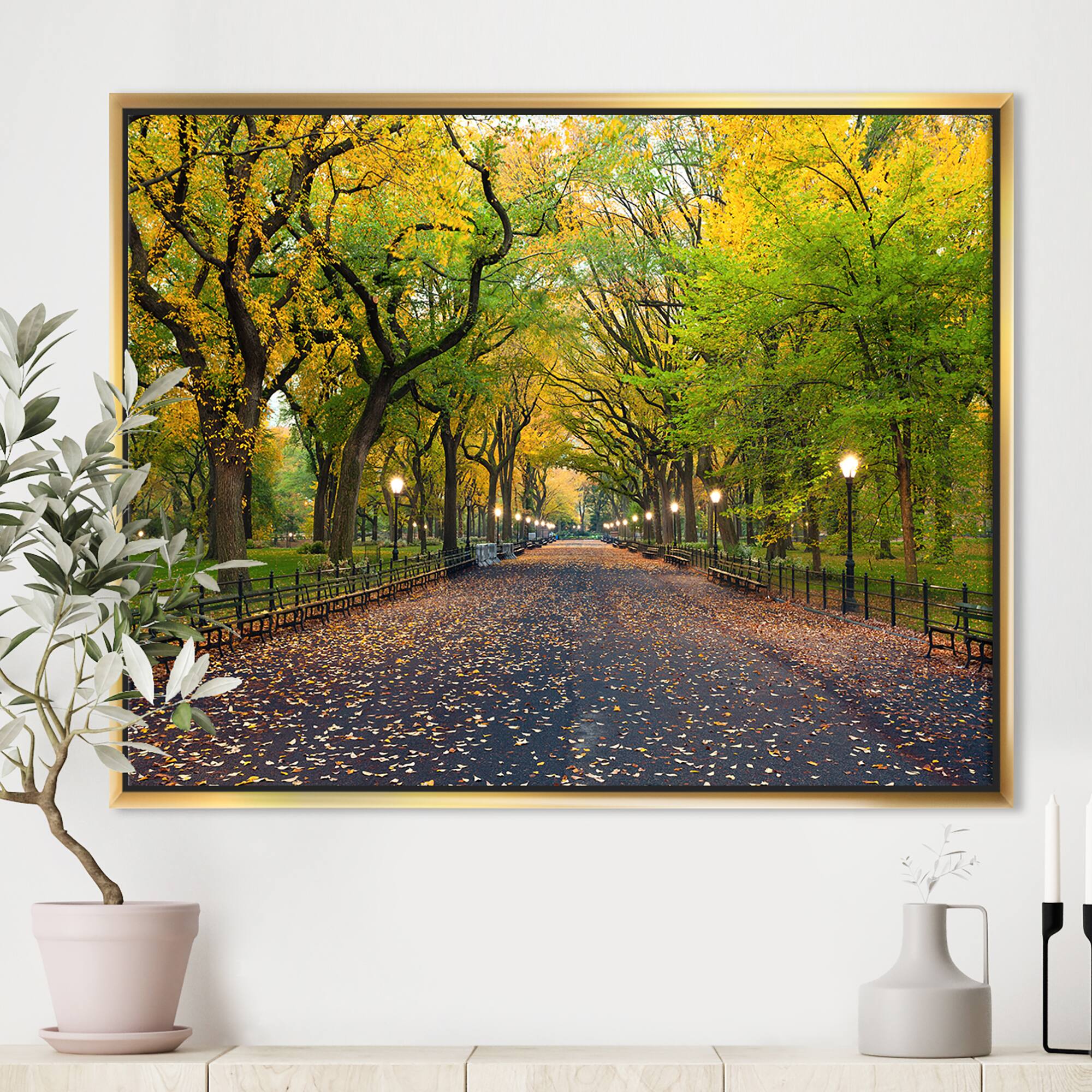 Designart - The Mall Area in Central Park