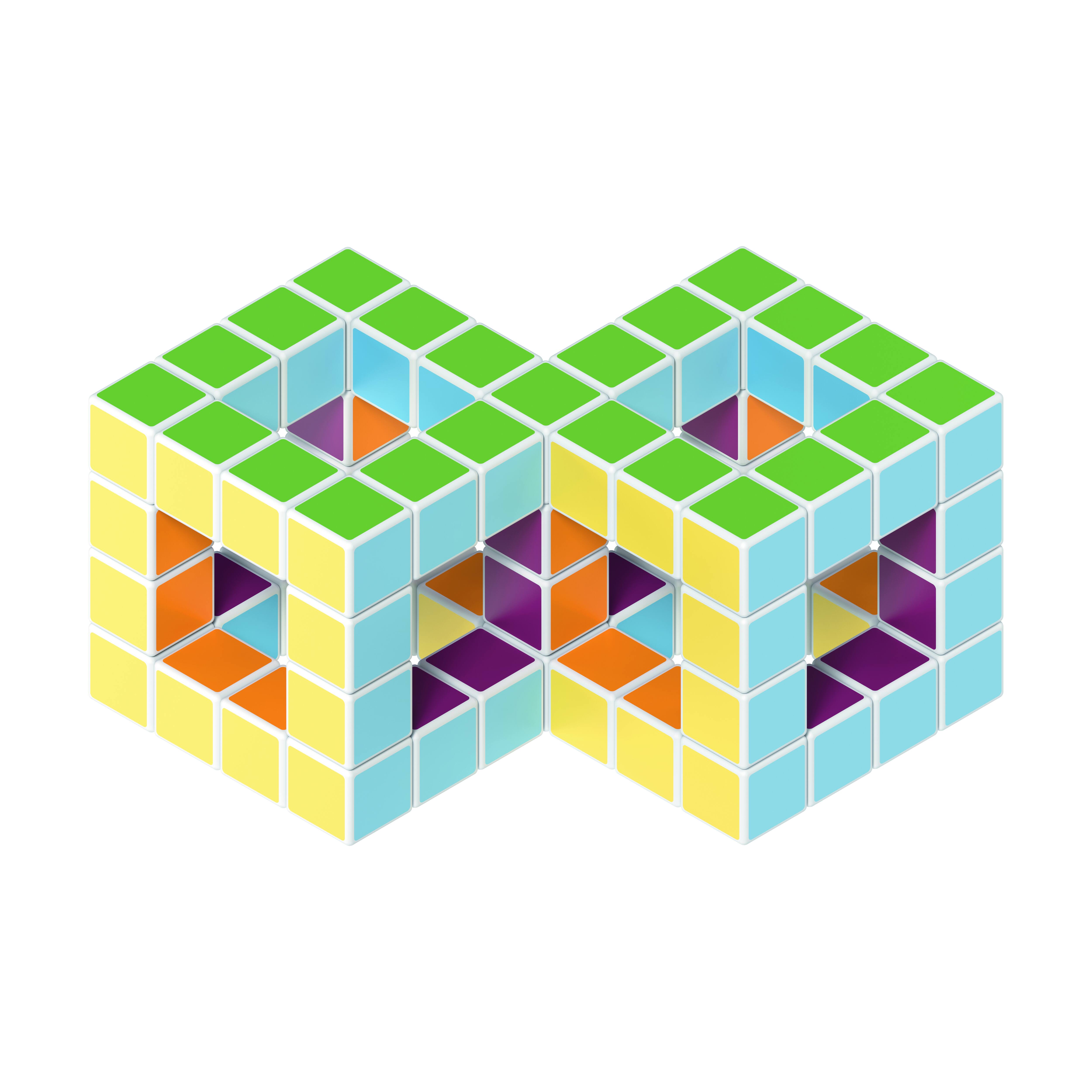 Magicube Free Building: 64 Pcs