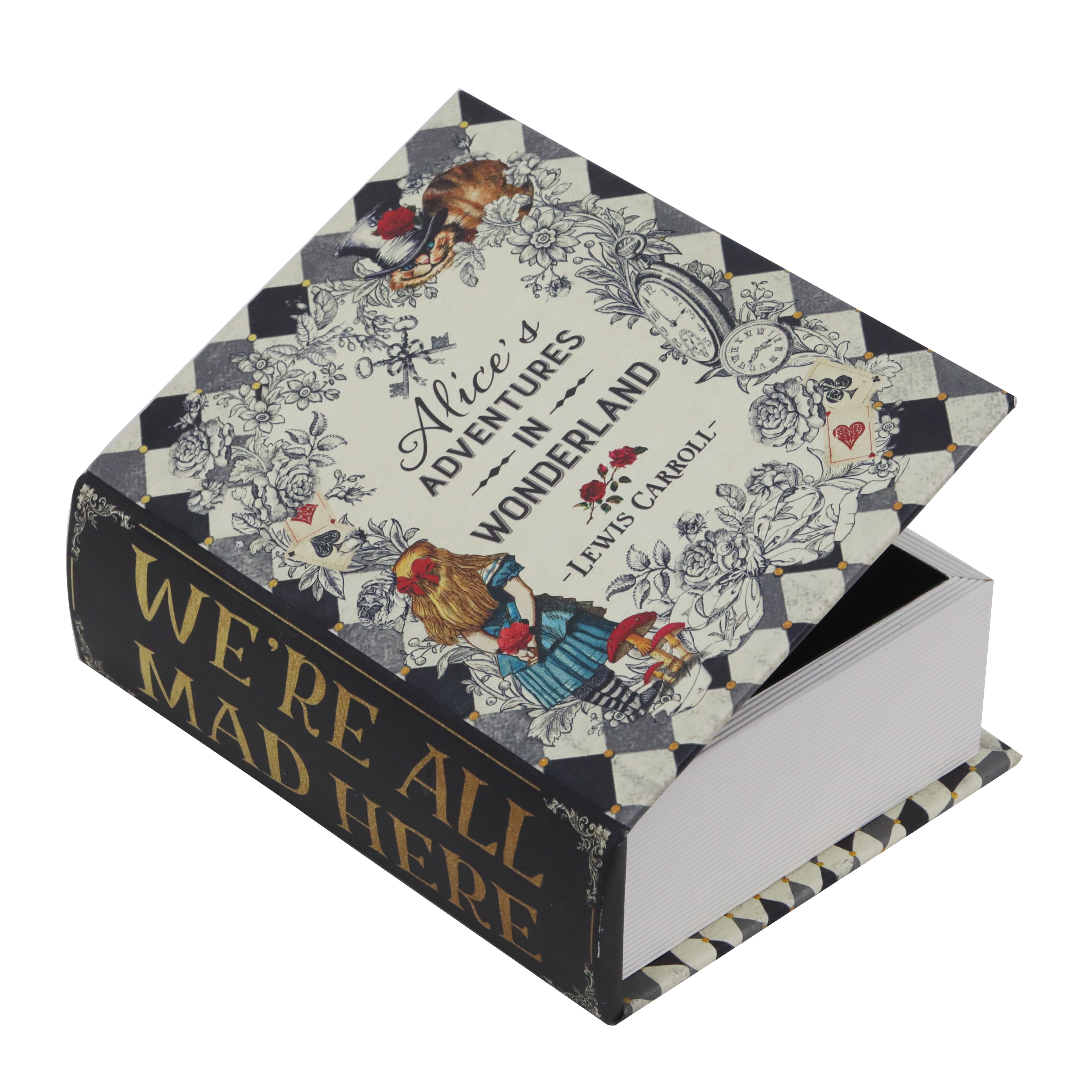 8.75&#x22; Alice&#x27;s Adventures in Wonderland Faux Book D&#xE9;cor by Ashland&#xAE;