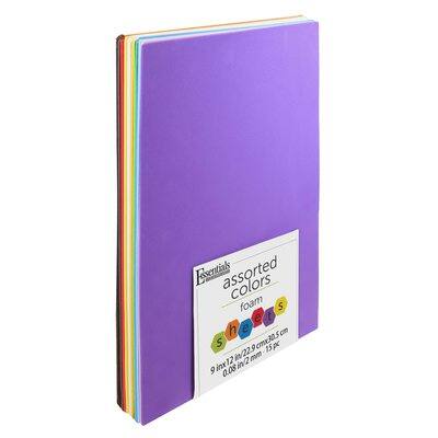 Arteza Foam Sheets, 150 Sheets, 15 Colors