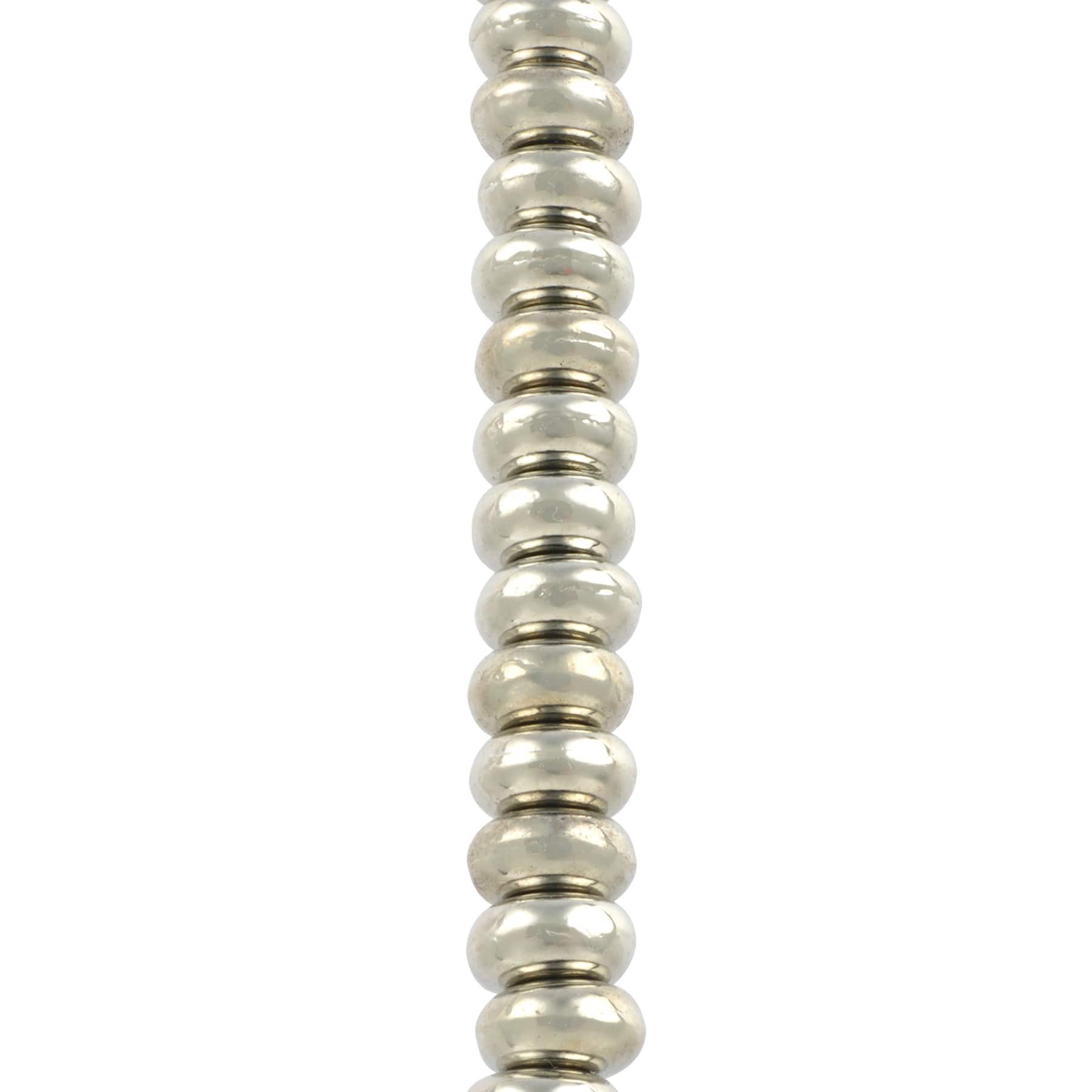 12 Pack: Metal Rondelle Beads, 5mm by Bead Landing™