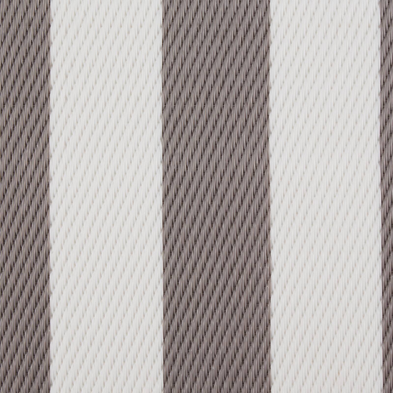 DII® Stone & White Rugby Stripe Outdoor Rug, 4ft. x 6ft.
