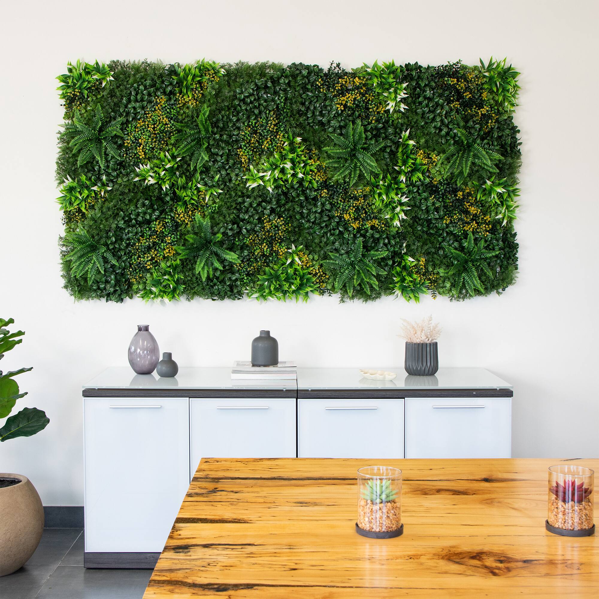 40&#x22; Hawaiian Islands Artificial Living Wall Panel