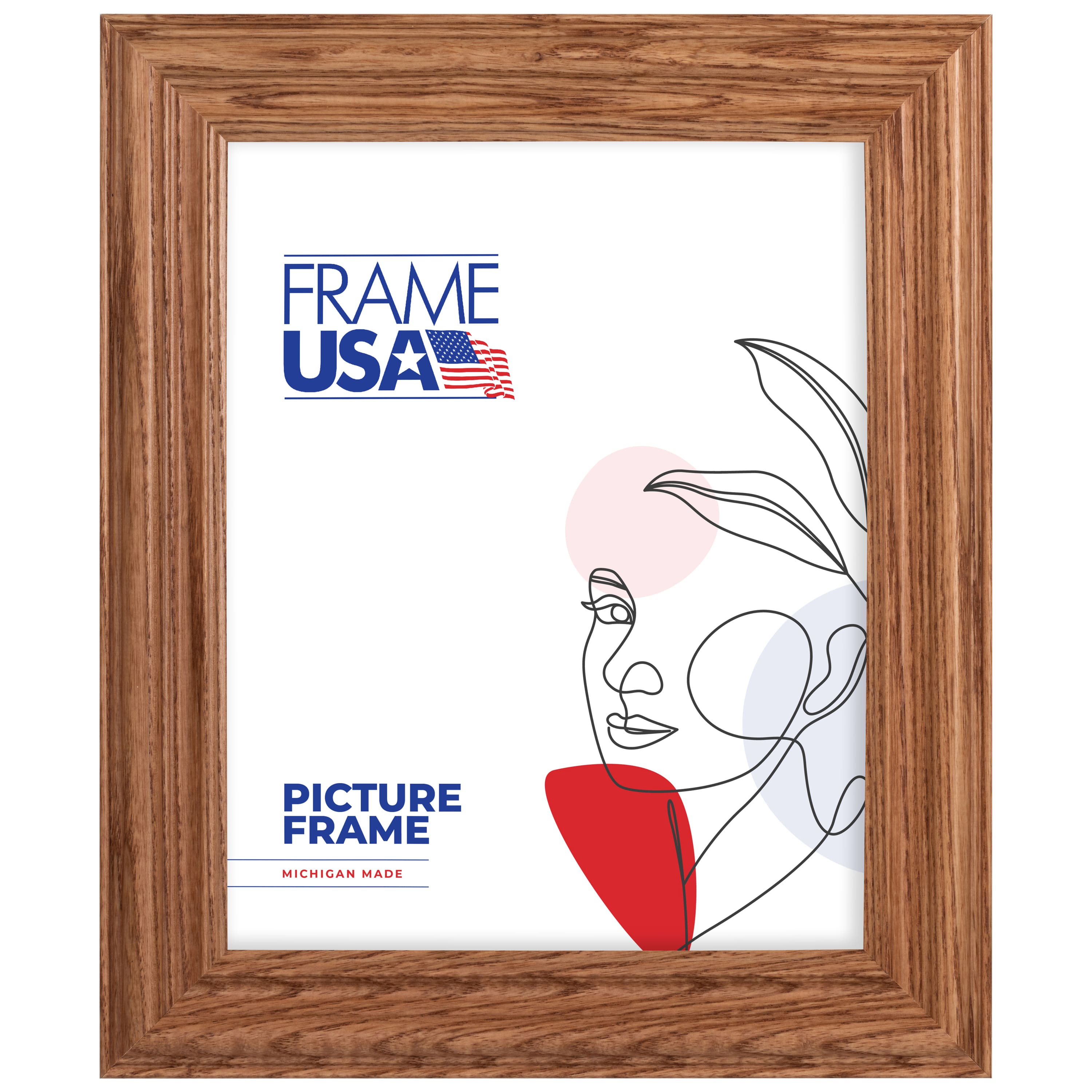 Frame USA Grande Honey Single Image Picture Frame