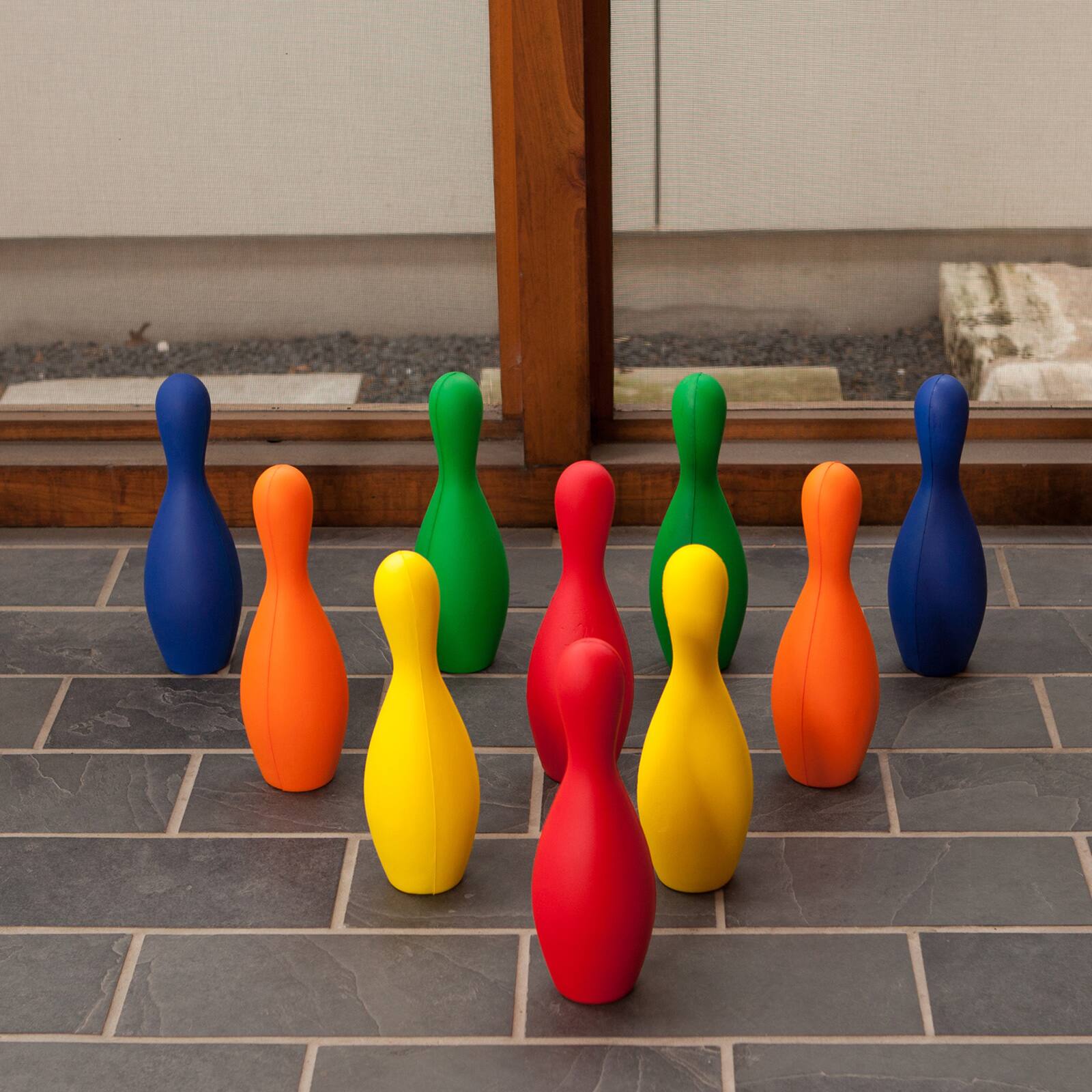 BSN Multi-Color Foam Bowling Pin Set w/Ball