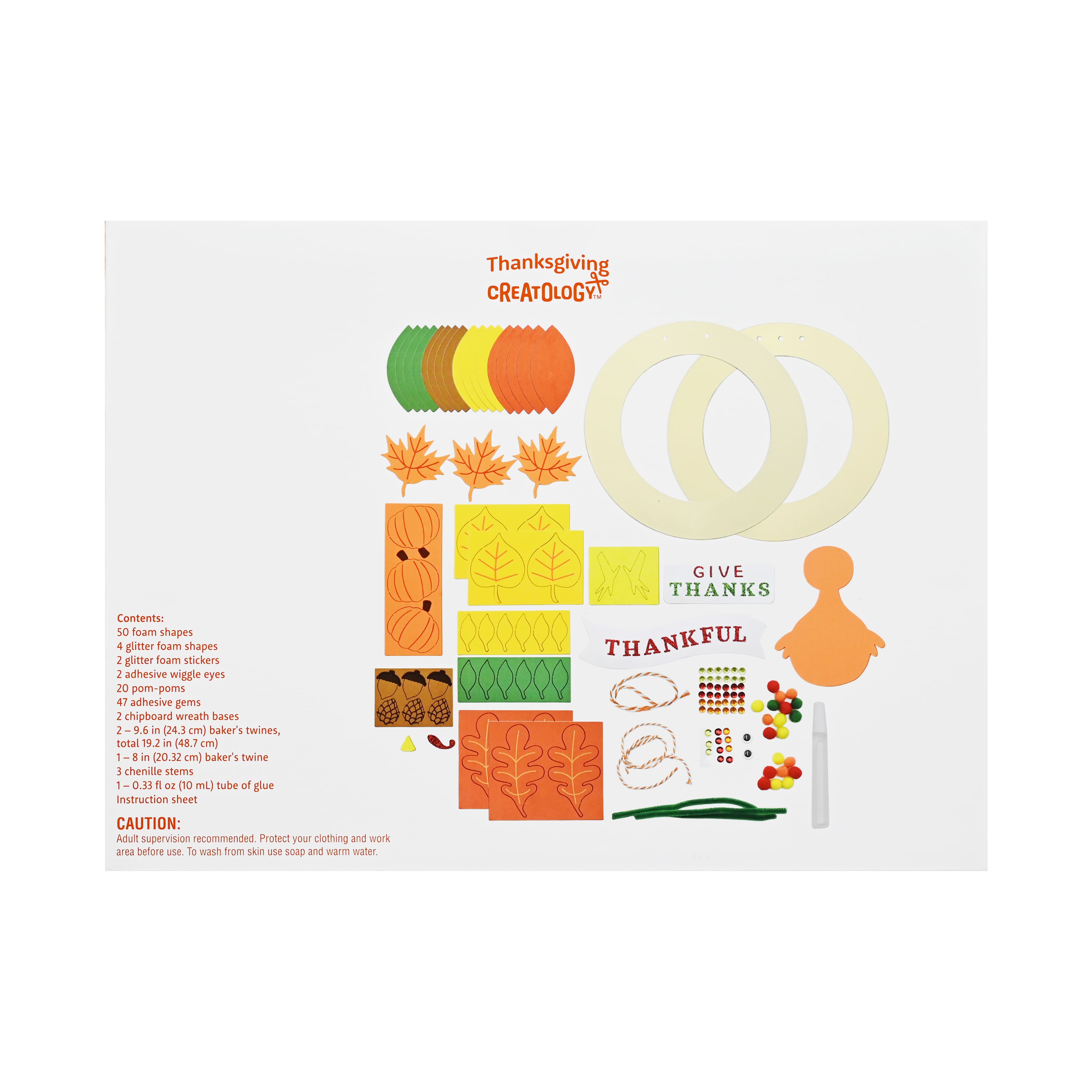Thanksgiving Wreath Craft Kit by Creatology&#x2122;