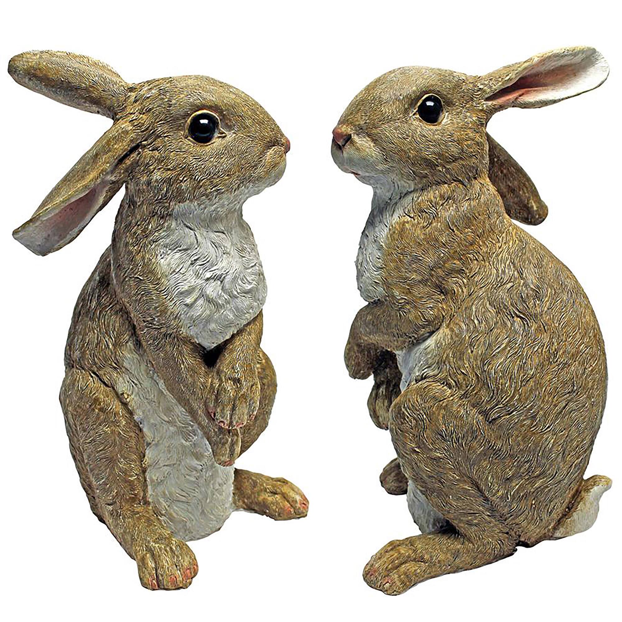 Design Toscano 11" Standing Garden Rabbit Statues, 2ct.