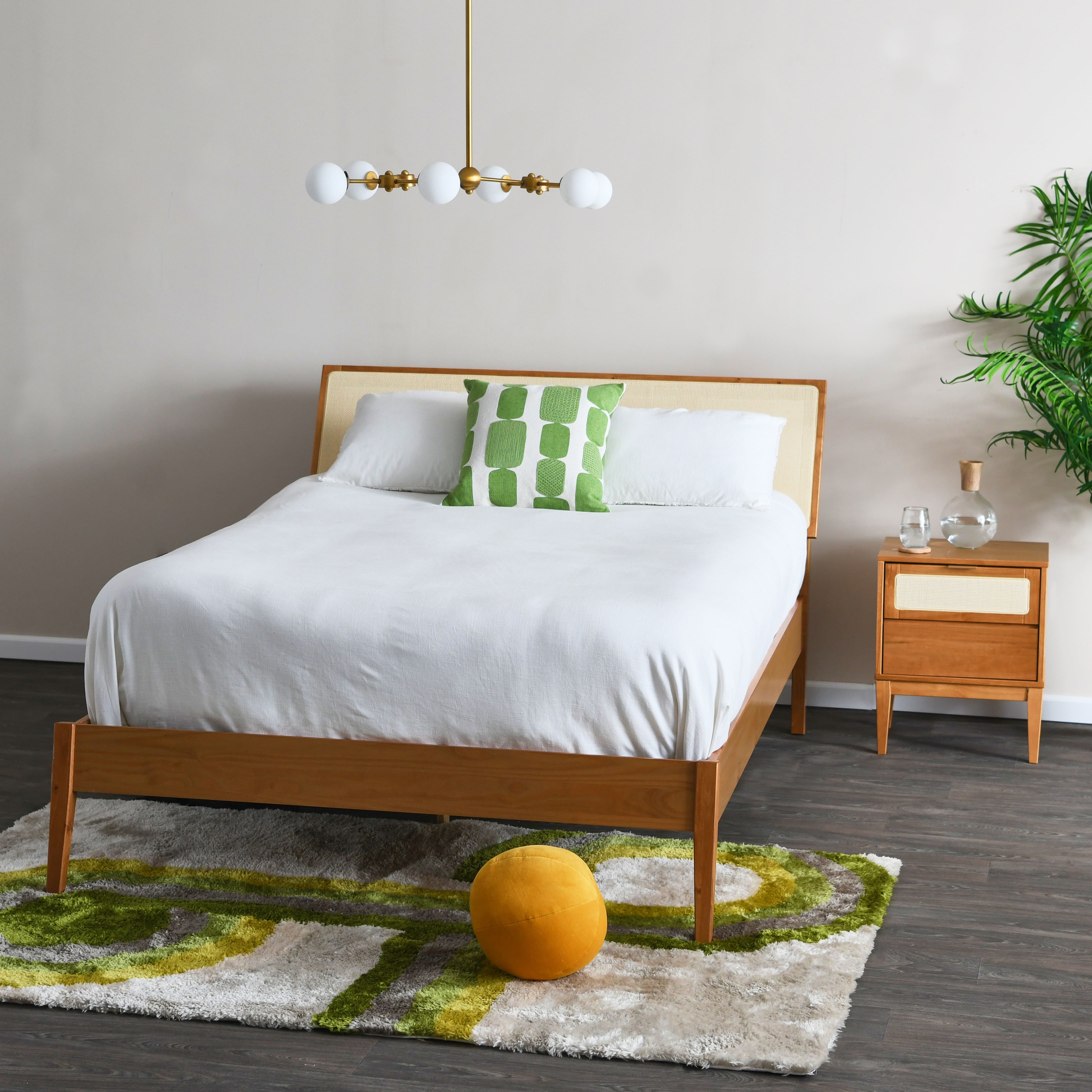 Hello Honey® 63.5" Brushed Gold Sputnik Opal Glass Chandelier