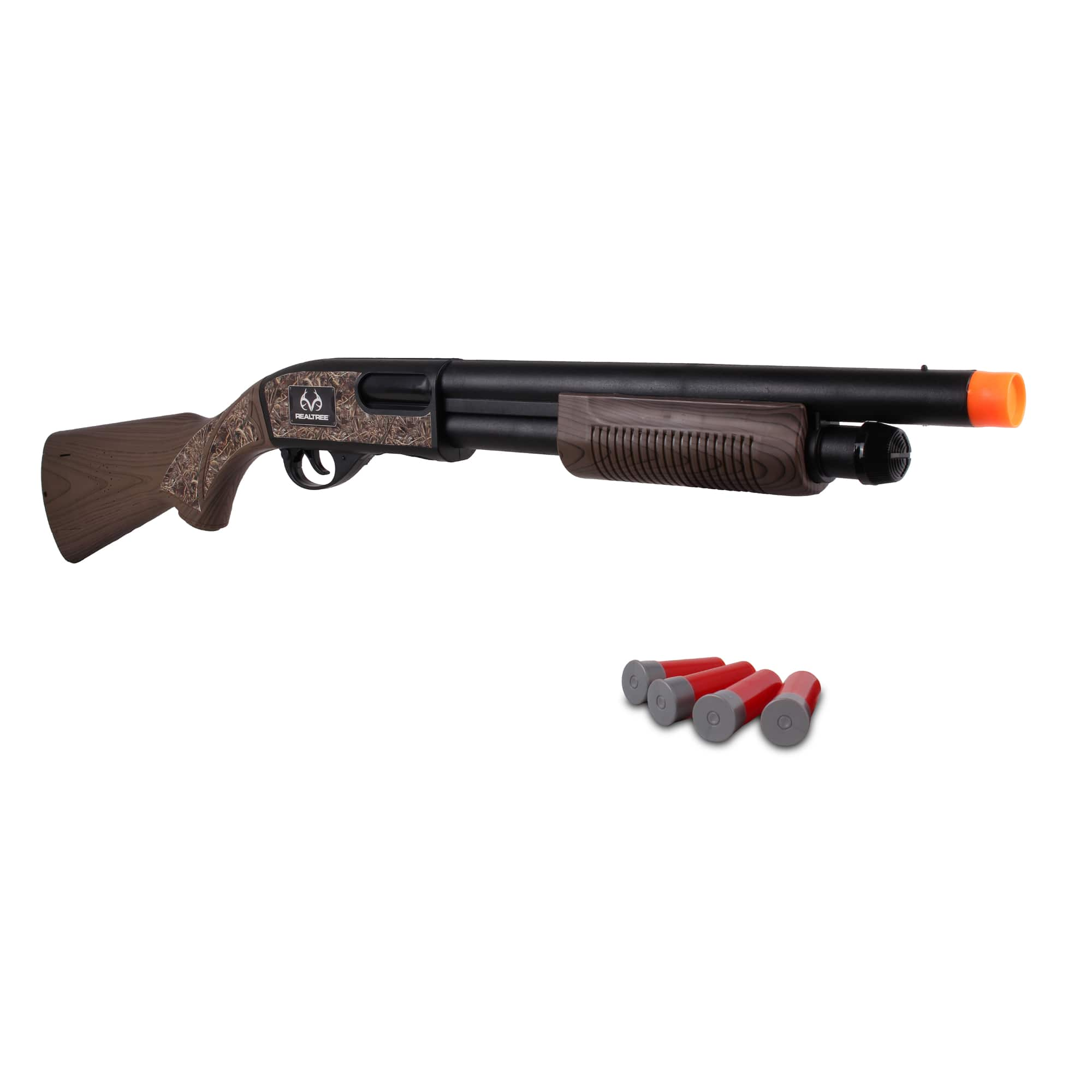 NKOK RealTree&#xAE; Brown Pump Action Rifle Pretend Play Toy