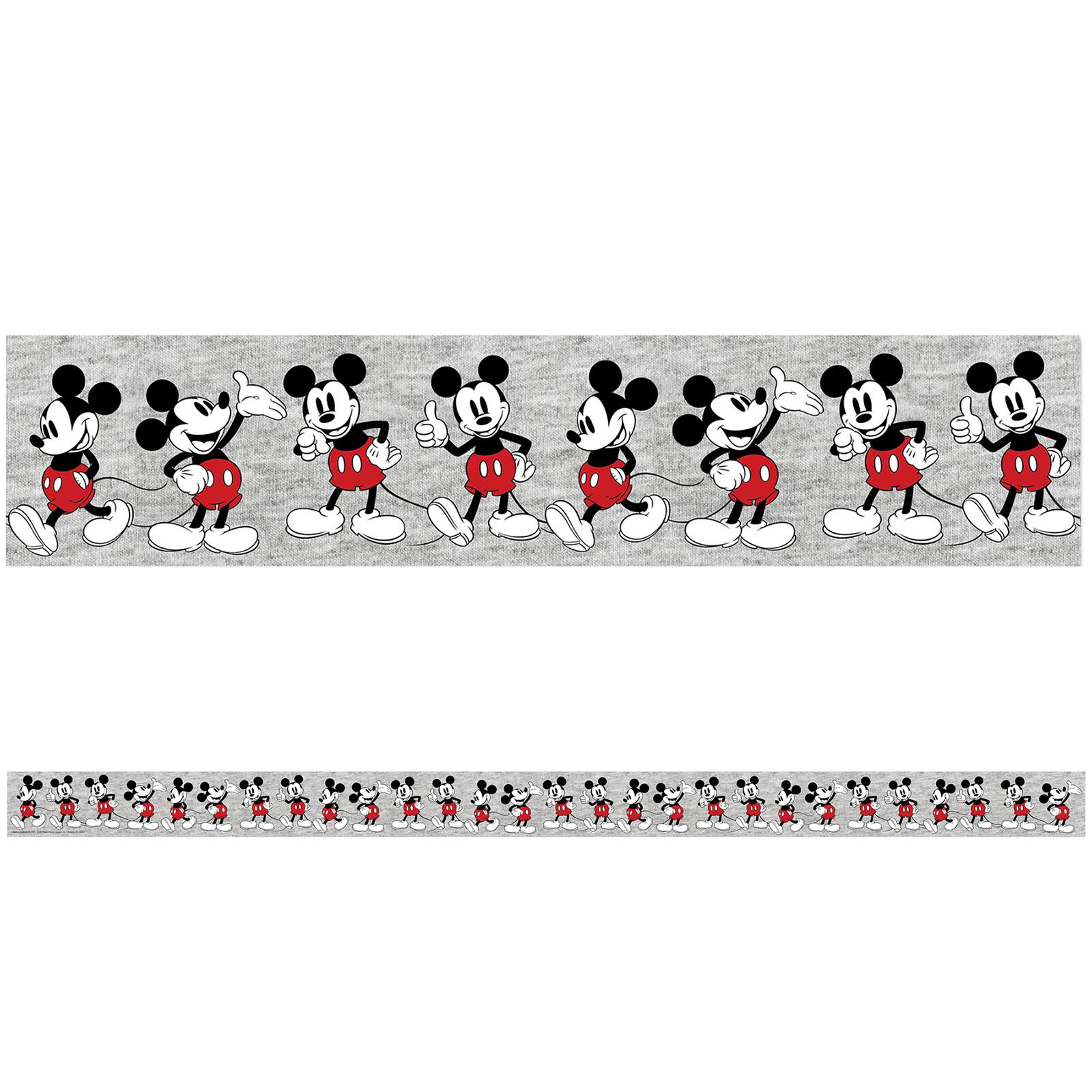 Eureka Mickey Mouse&#xAE; Throwback Mickey Poses Deco Trim&#xAE; Set