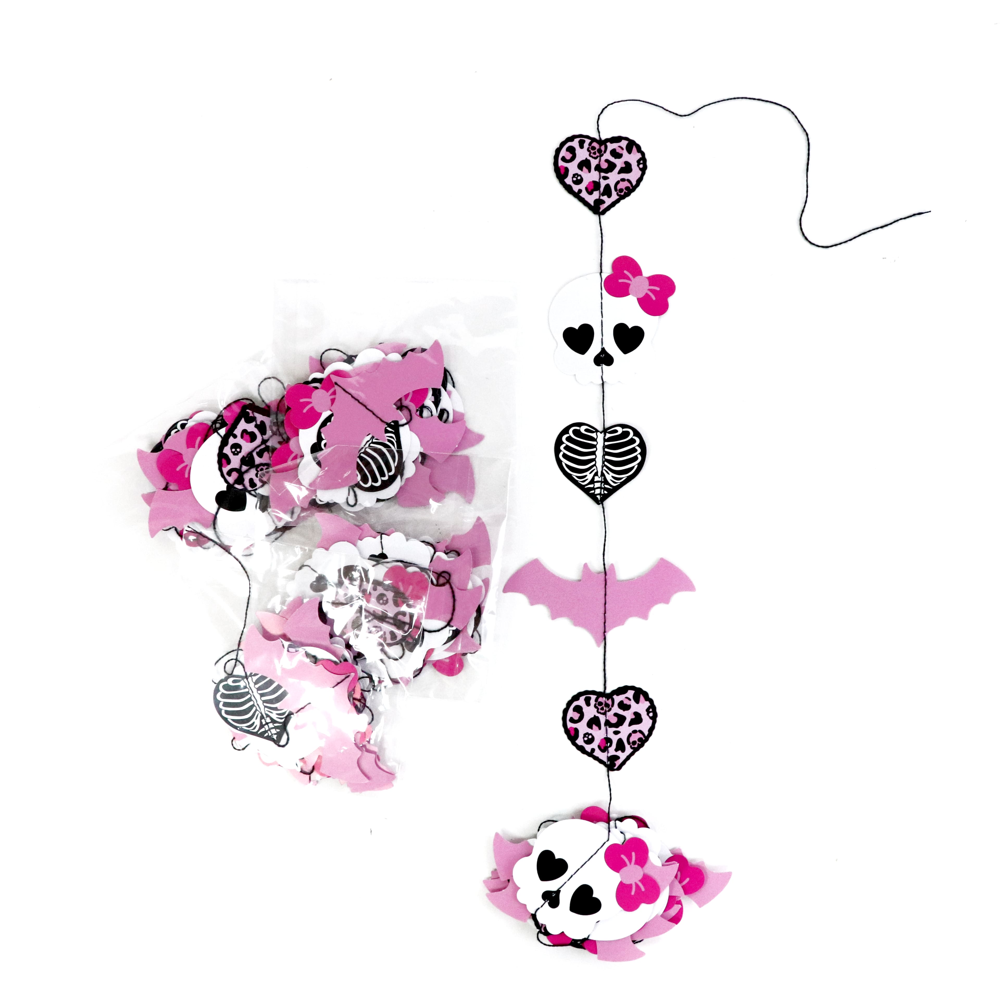 Pink & Black Halloween Backdrop by Celebrate It™