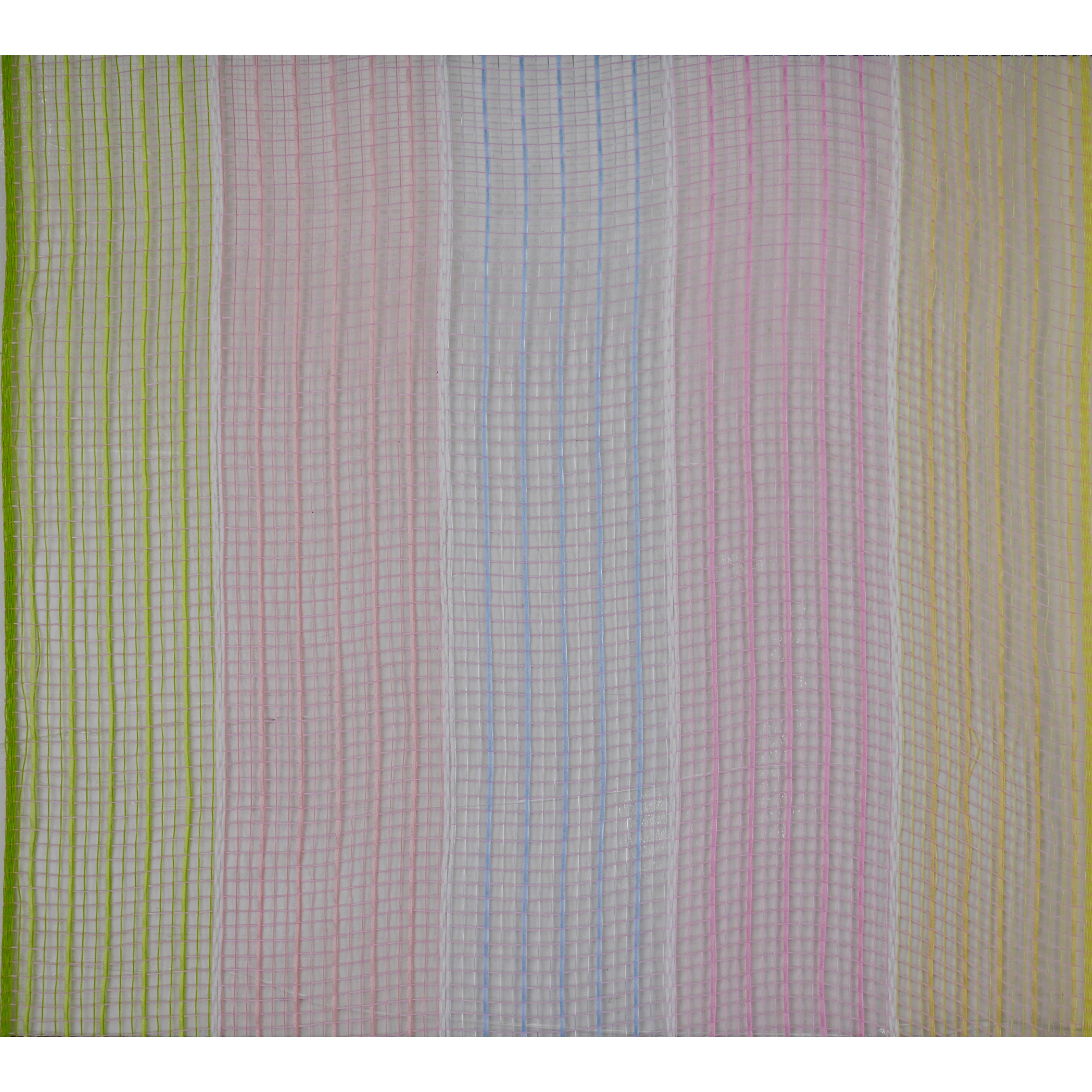 9.5&#x22; x 18ft. Pastel Stripes Mesh by Celebrate It&#xAE; Easter