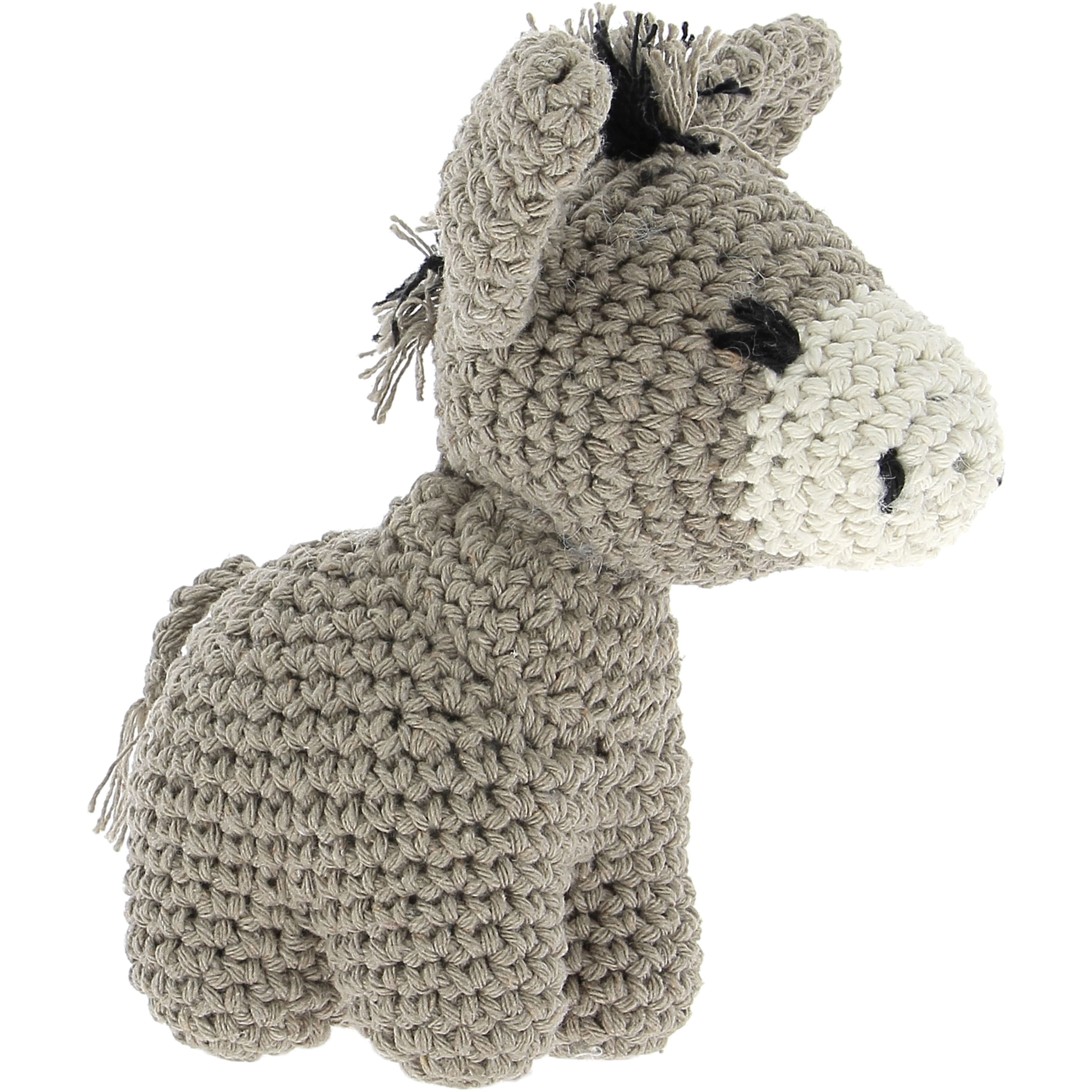 Hoooked Joe the Taupe Donkey DIY Crochet Kit